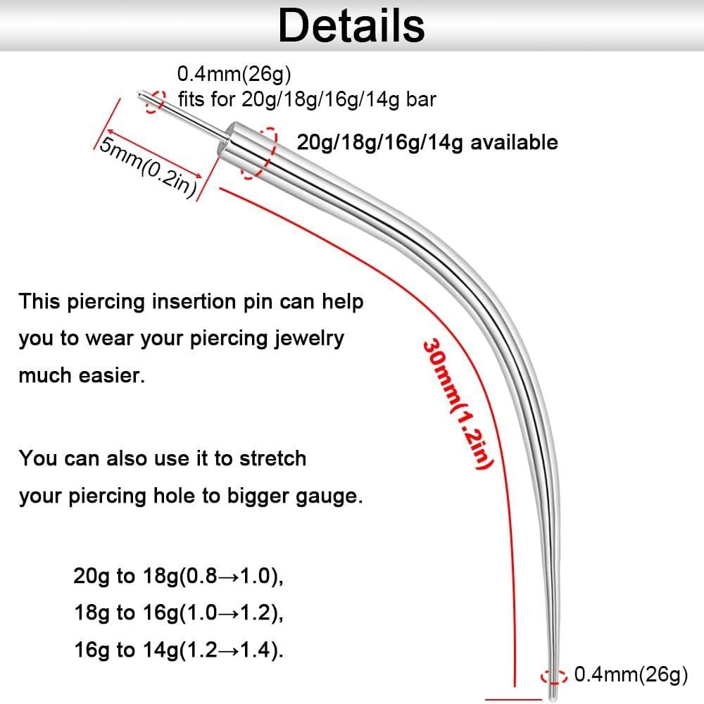 Kit de Perforación de Titanio Curvado PunkTracker 2-4PCS