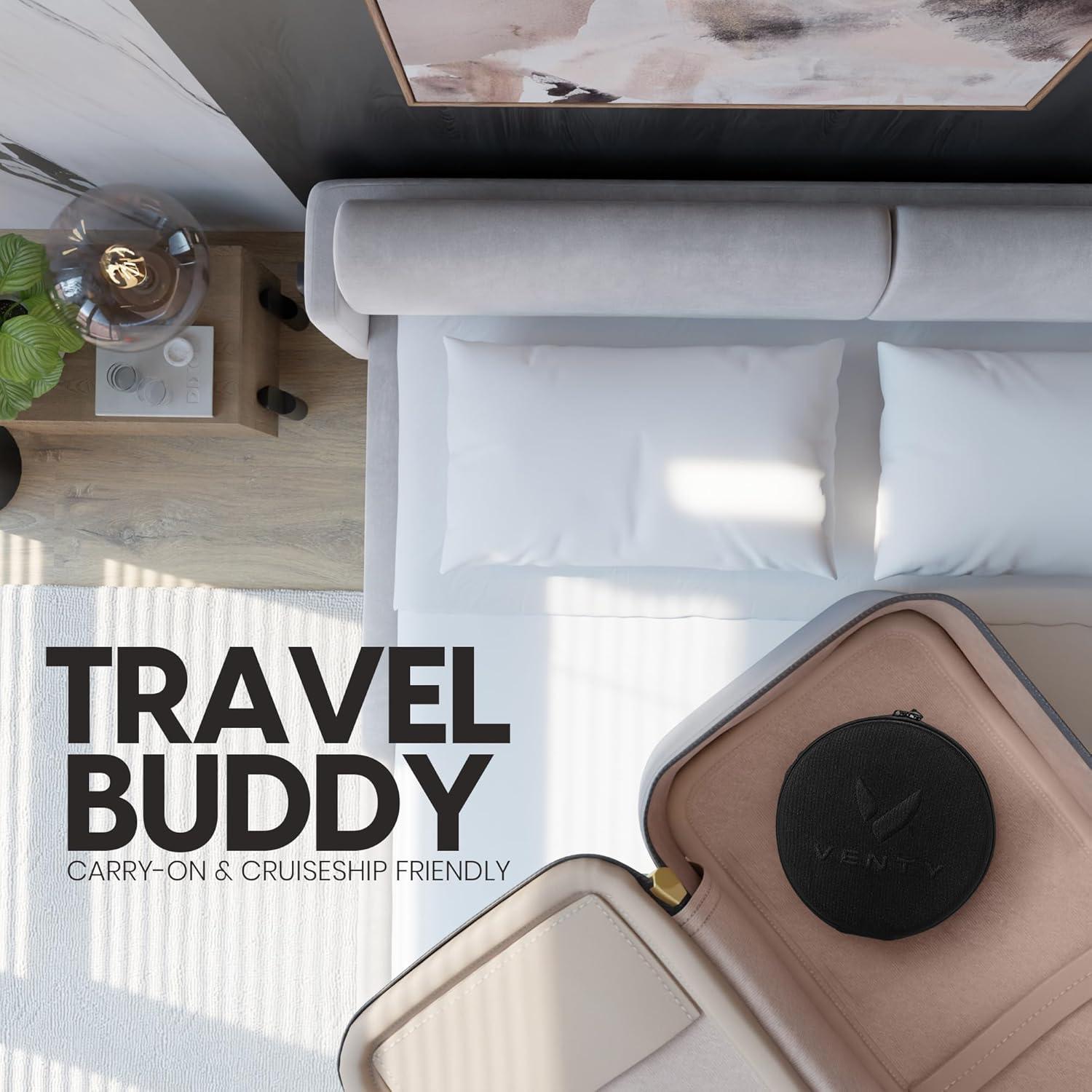 Ventilador Portátil VENTY - Inalámbrico 4 Velocidades LED