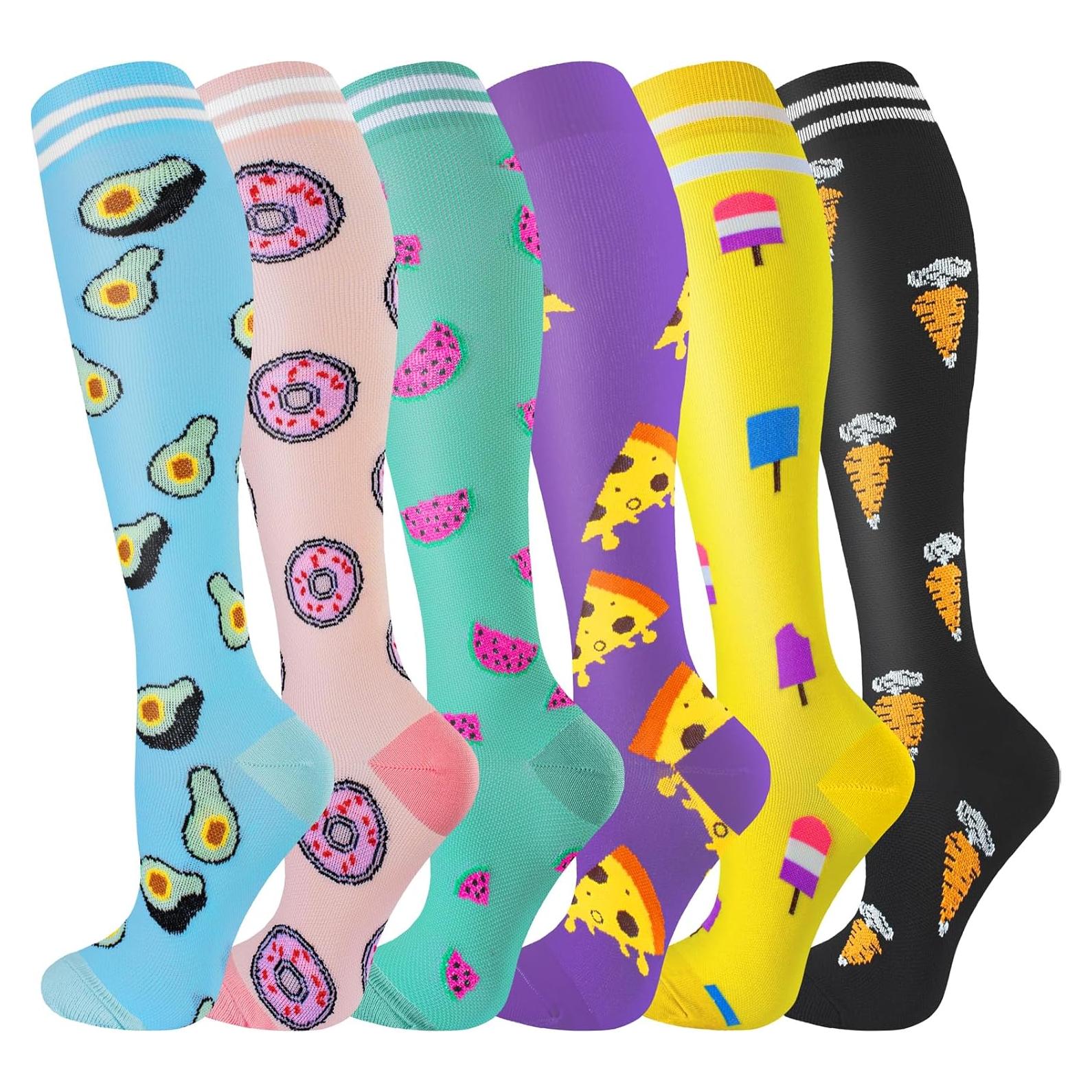 Calcetines de Compresión CERPITE 20-30 mmHg 6 Pares Unisex