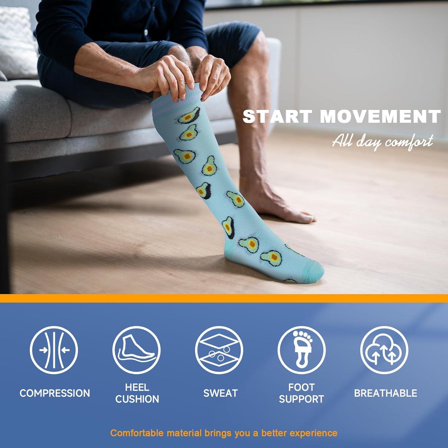 Calcetines de Compresión CERPITE 20-30 mmHg 6 Pares Unisex