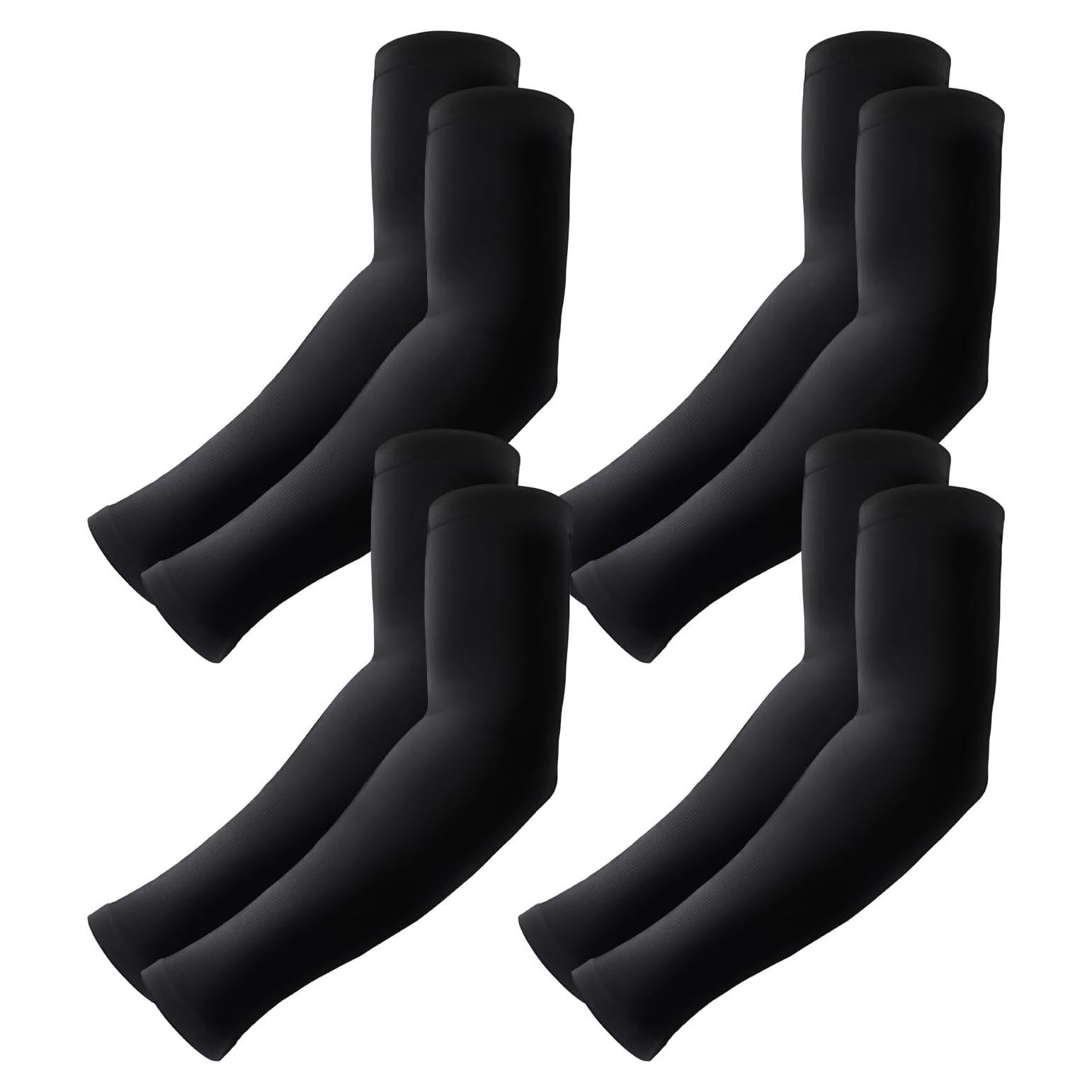 Mangas de Compresión NIPURA para Hombres - Protección UV 4 Pares