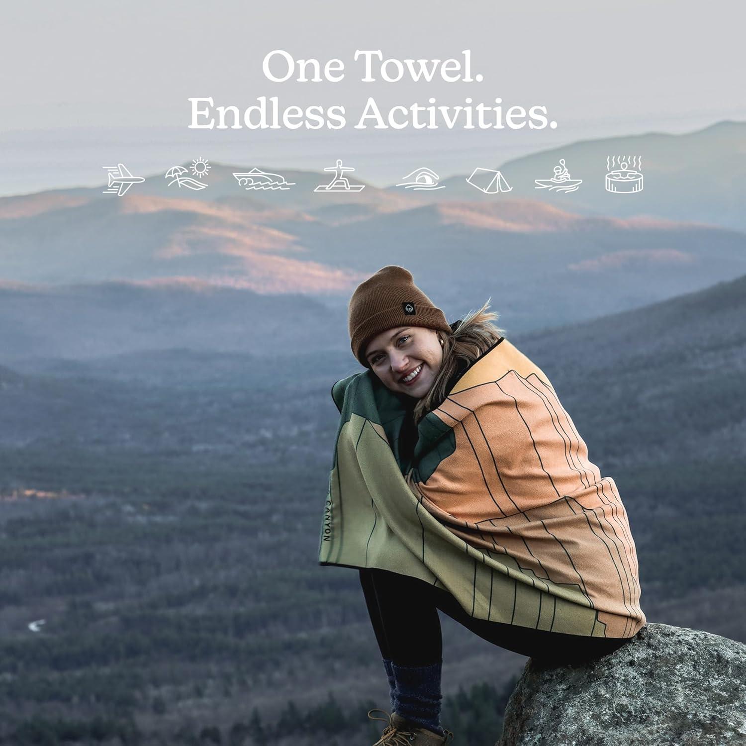 Toalla de Yoga Nomadix - Súper Absorbente y Resistente a la Arena