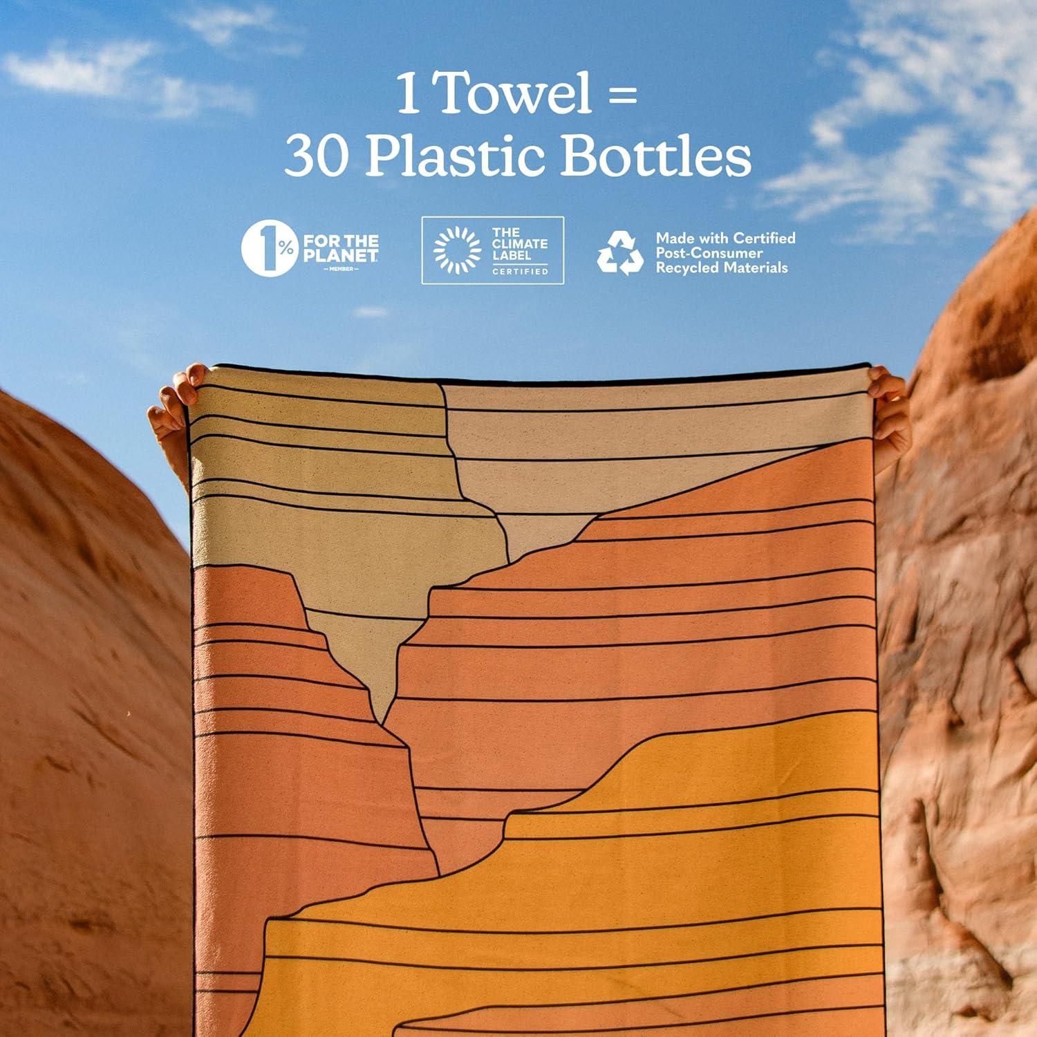 Toalla de Yoga Nomadix - Súper Absorbente y Resistente a la Arena