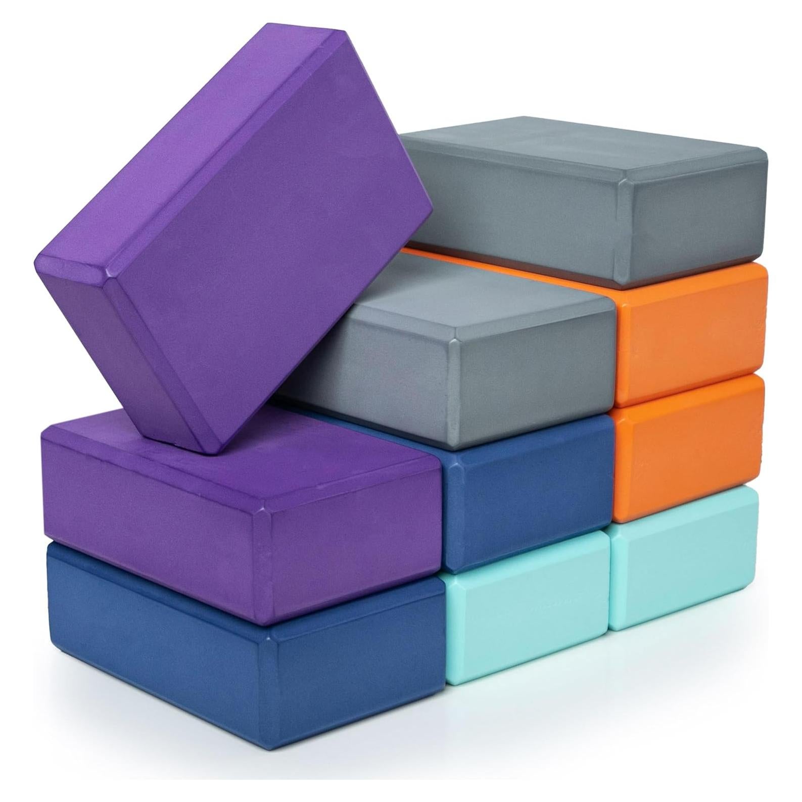 Bloque de Yoga Hello Fit EVA 10 Piezas 7.6x15.2x22.8 cm