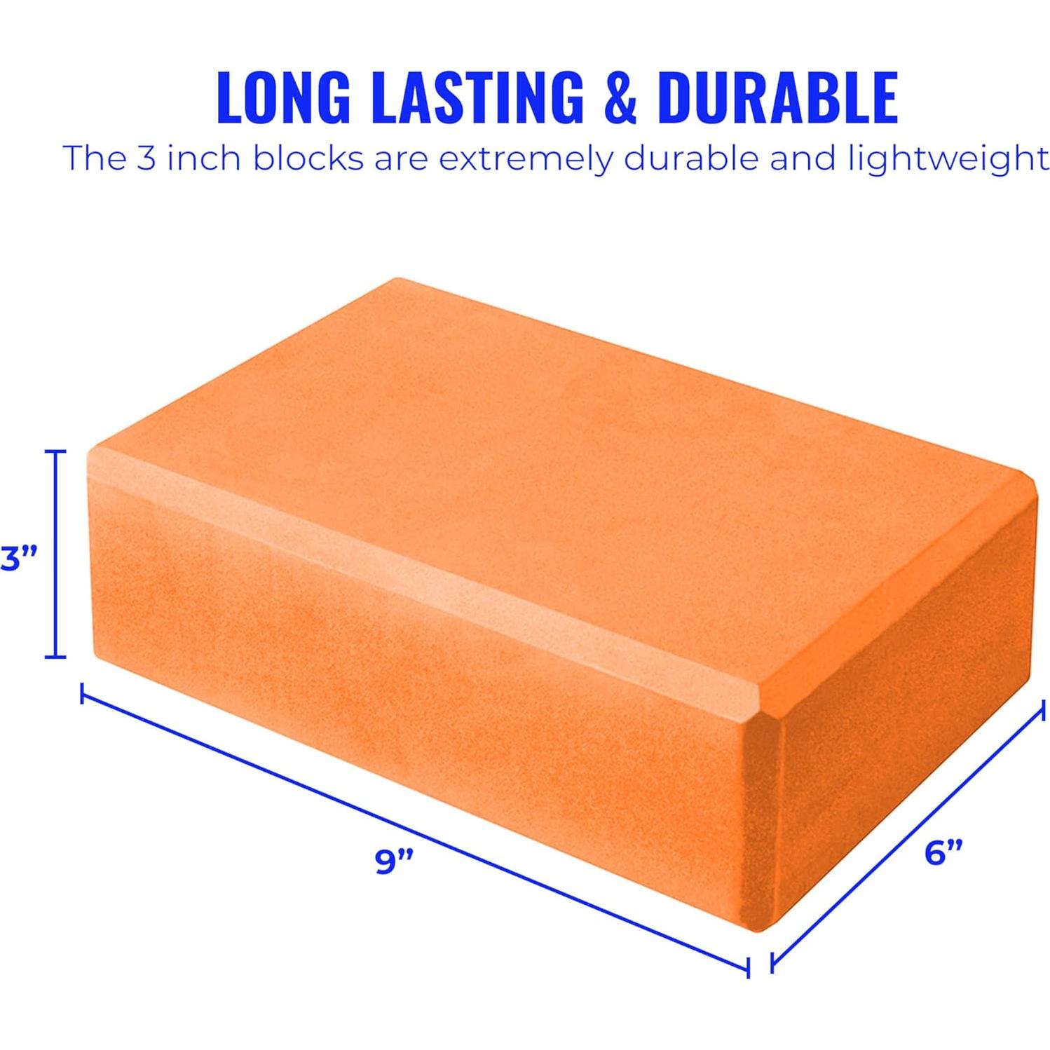 Bloque de Yoga Hello Fit EVA 10 Piezas 7.6x15.2x22.8 cm