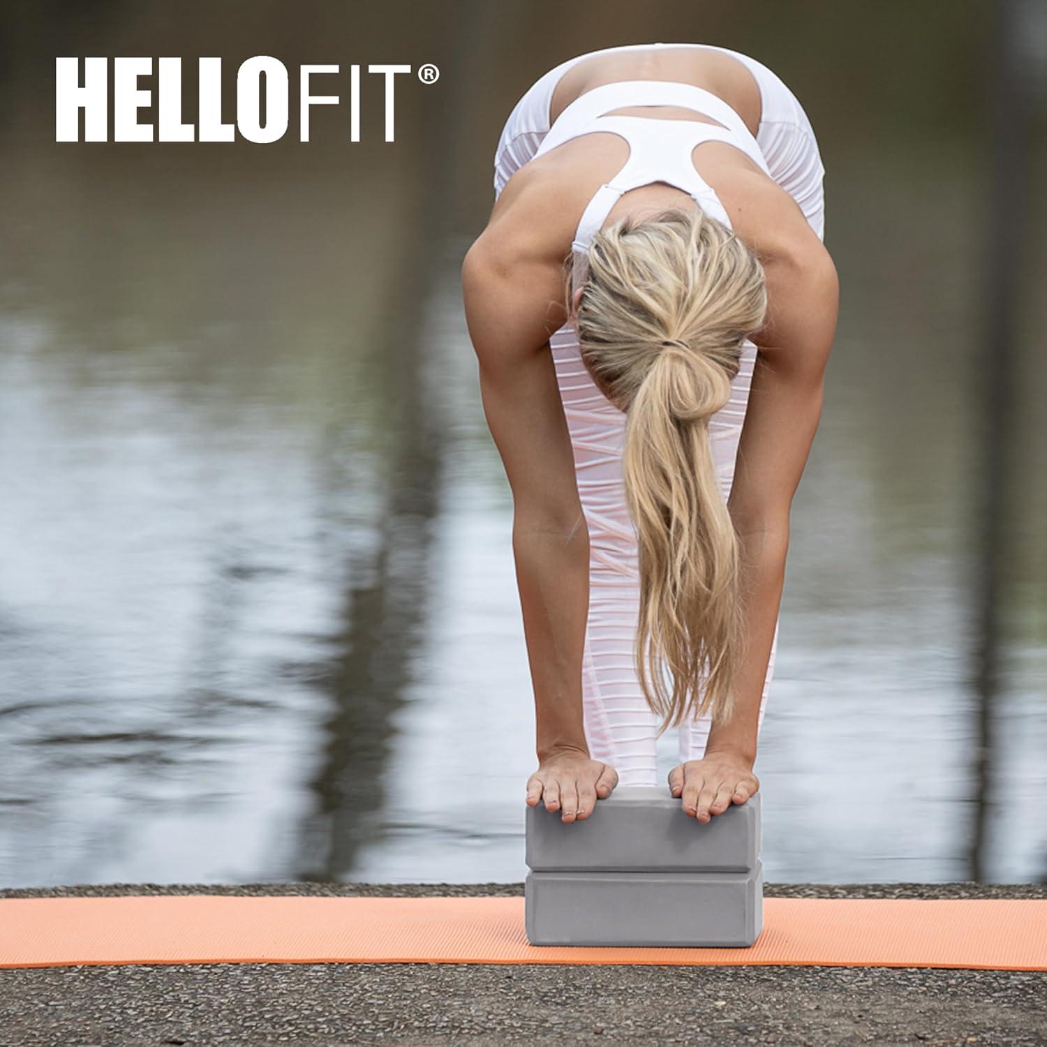 Bloque de Yoga Hello Fit EVA 10 Piezas 7.6x15.2x22.8 cm