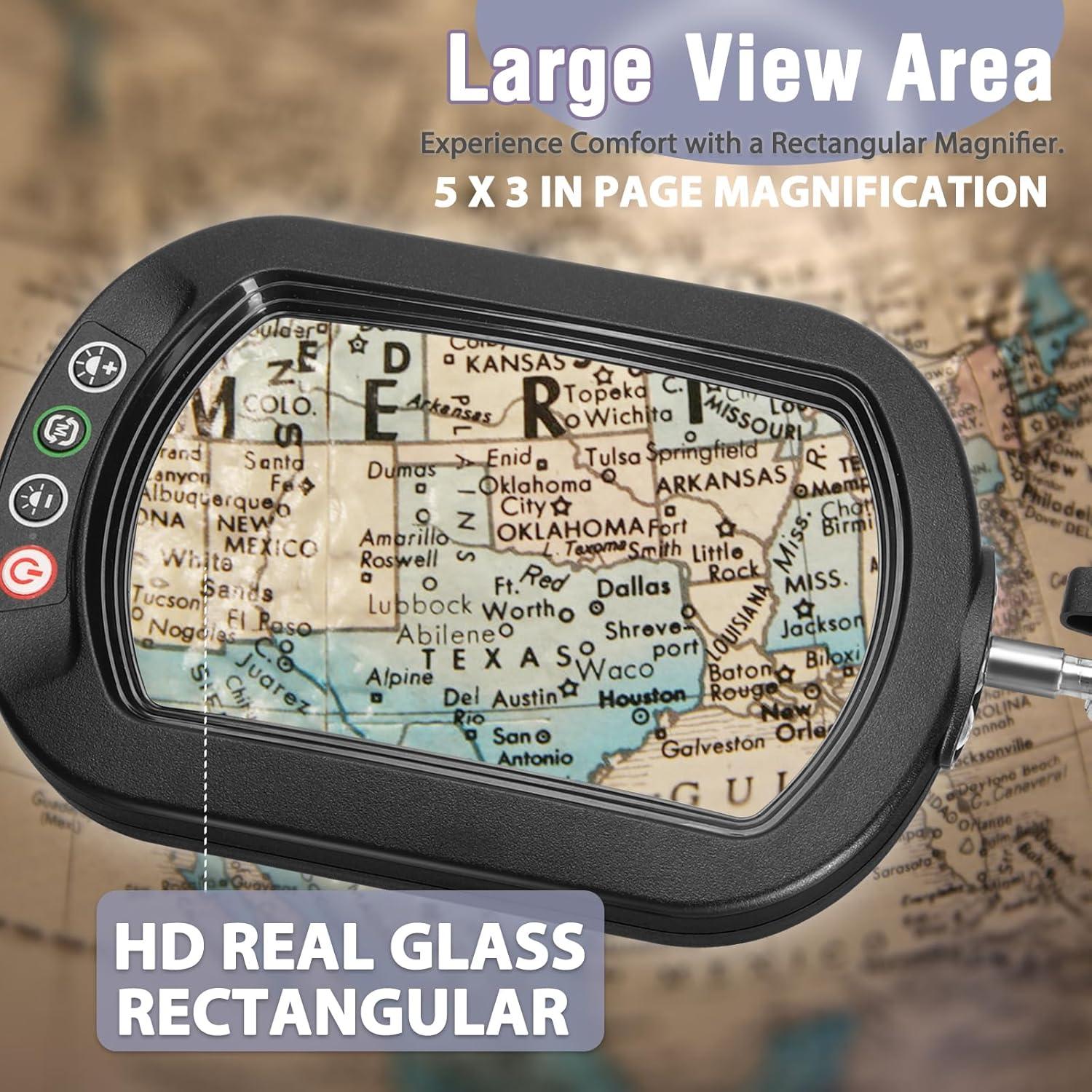 Lupa Drdefi 10X con Luz LED y Soporte Abrazadera