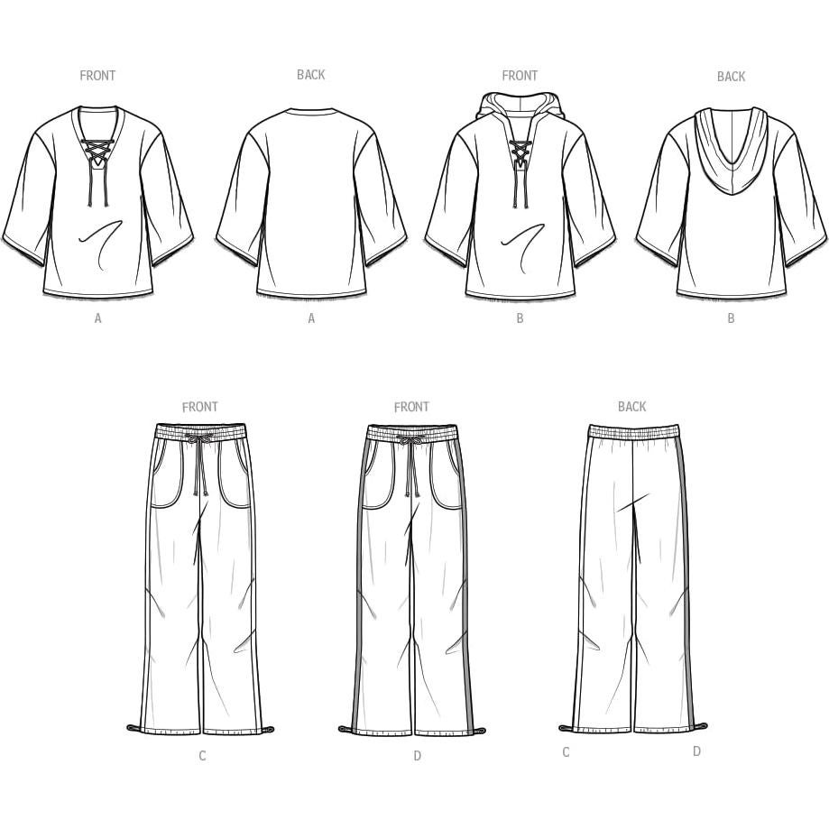 Patrón de Costura McCall's ME2025 para Hombre Tallas 34-42