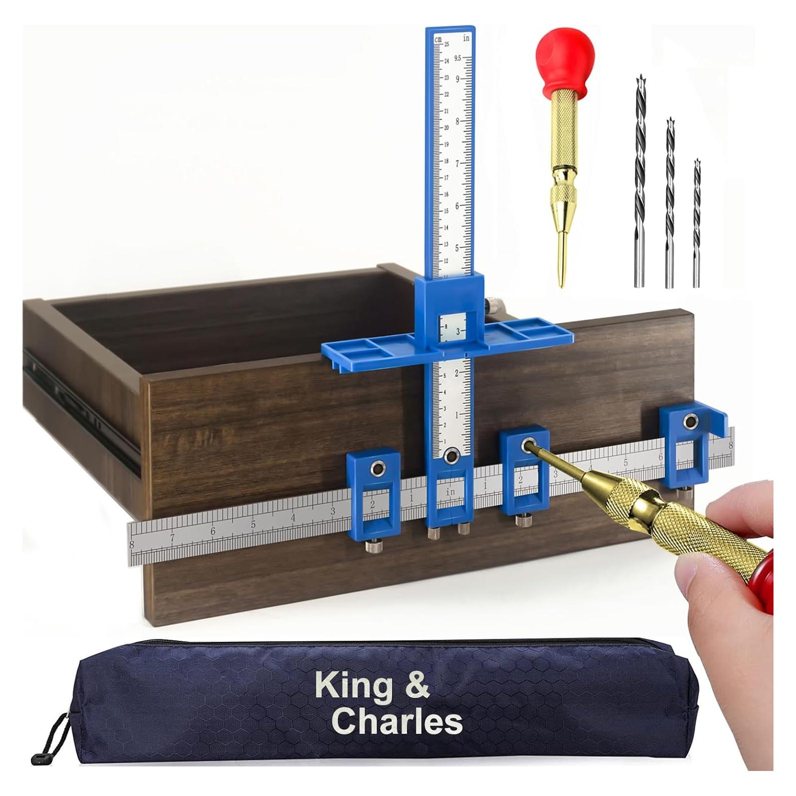 Plantilla de Hardware de Gabinete King&Charles con Punzón Automático