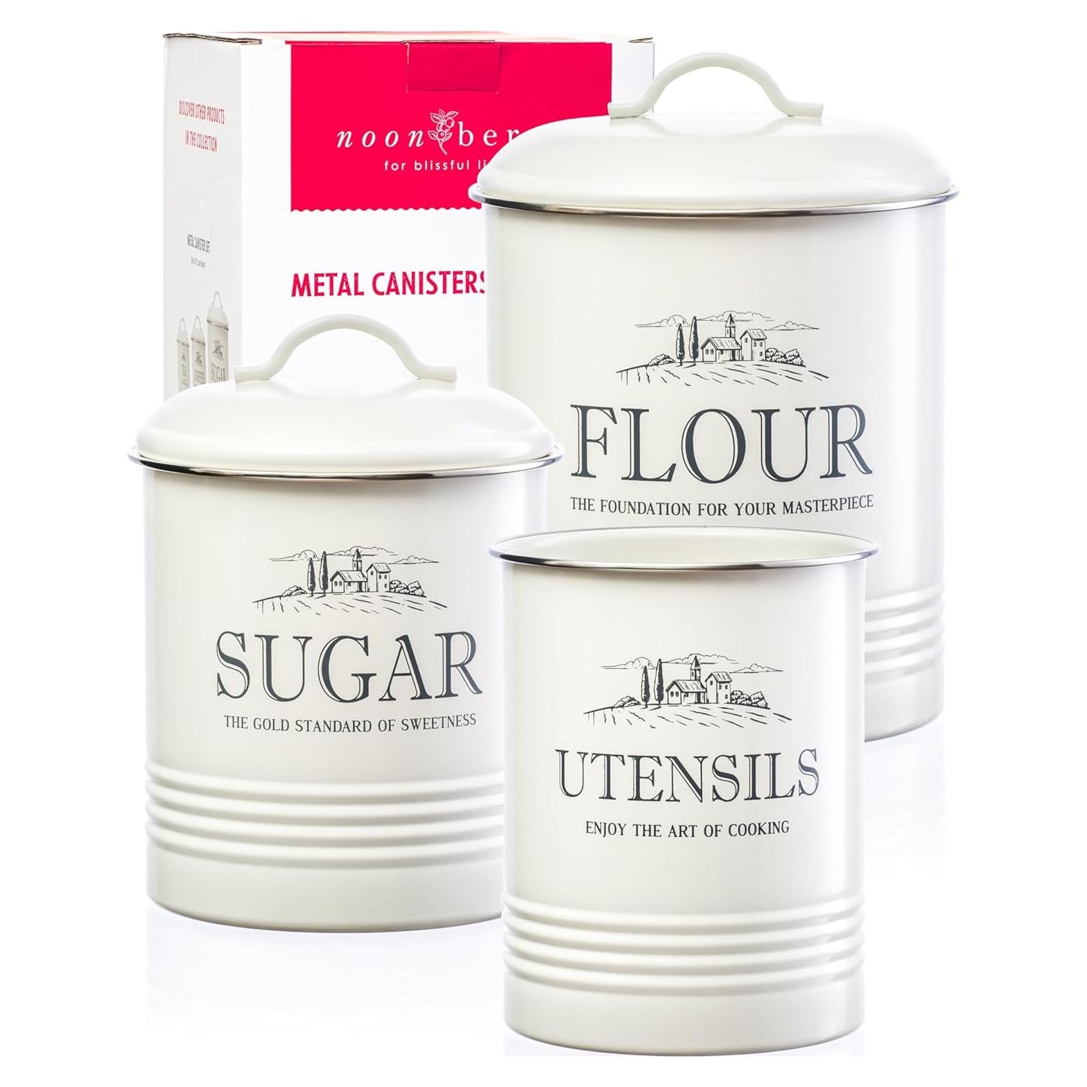 Set de 3 Contenedores Herméticos para Cocina - noonberry