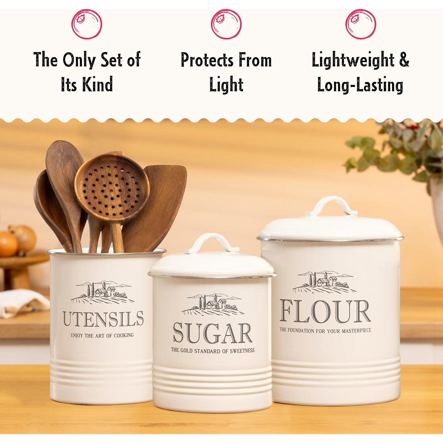 Set de 3 Contenedores Herméticos para Cocina - noonberry