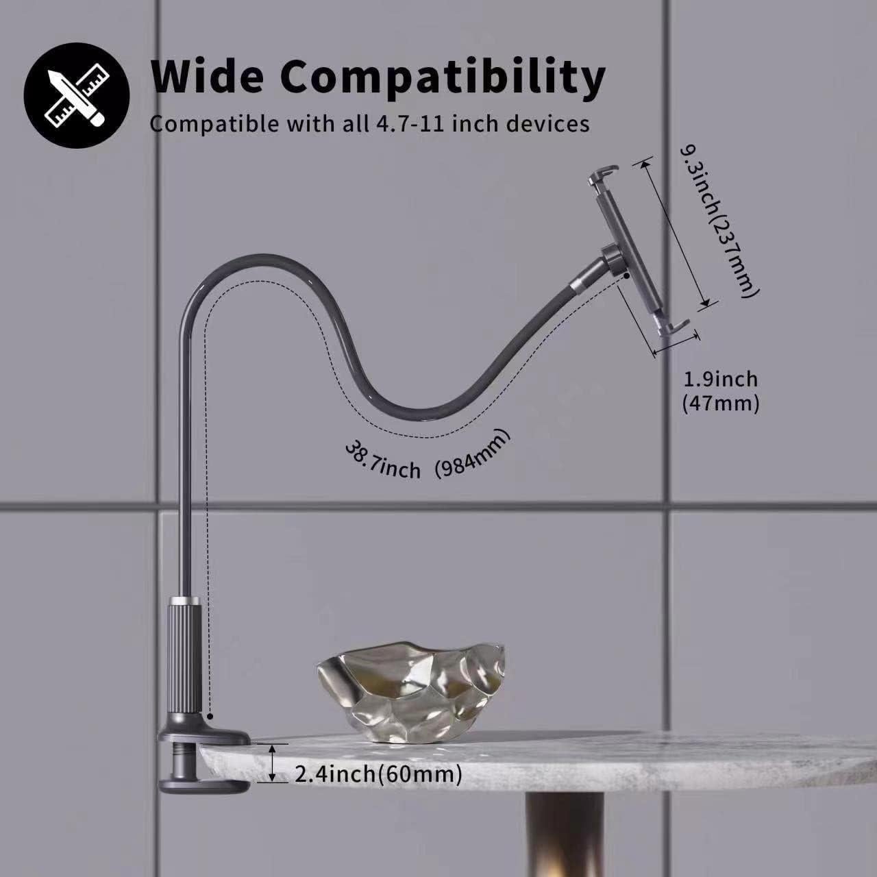 Soporte para Tableta Flexible Niumowa S-1 98 cm Negro