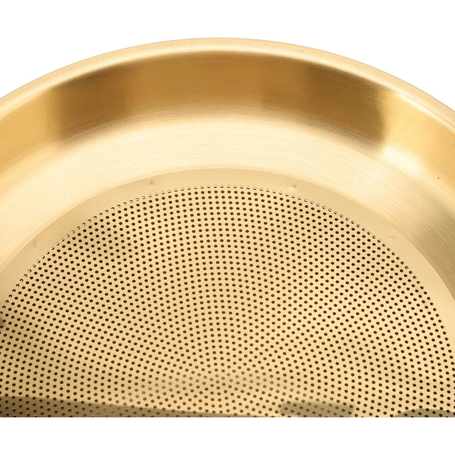 Olla de Filtro de Aceite Tomotato 2.8L Acero Inoxidable Dorado