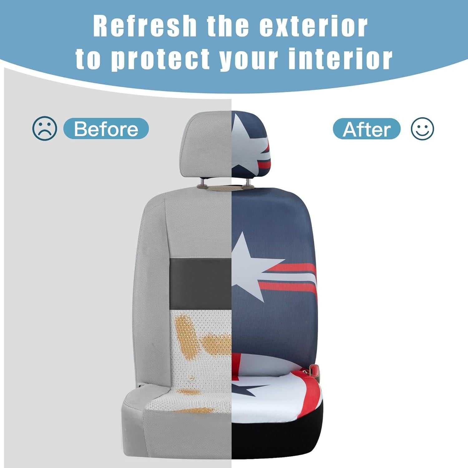 Funda de Asiento de Coche DREAHOTEXTIL H001 Ajuste Universal