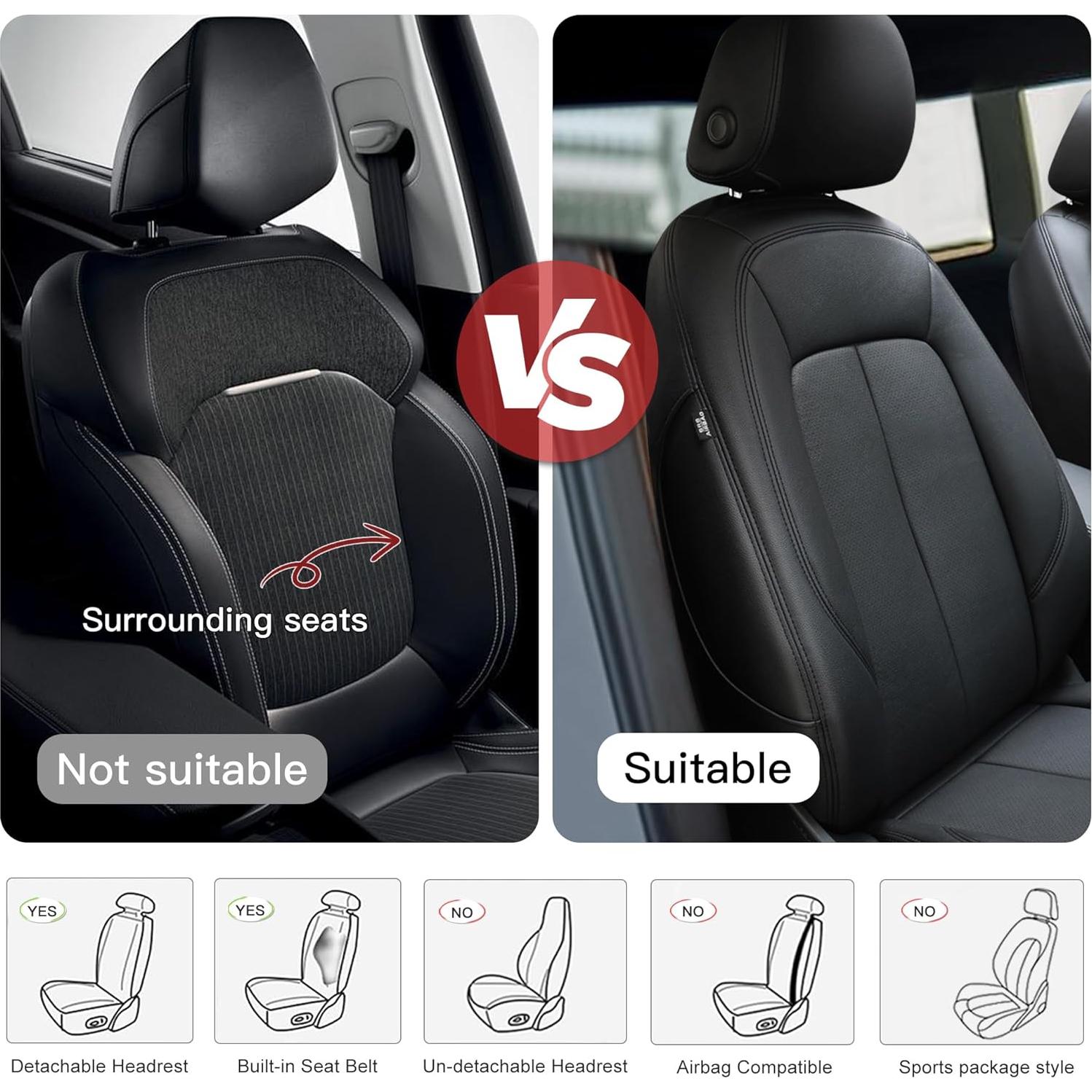 Funda de Asiento de Coche DREAHOTEXTIL H001 Ajuste Universal