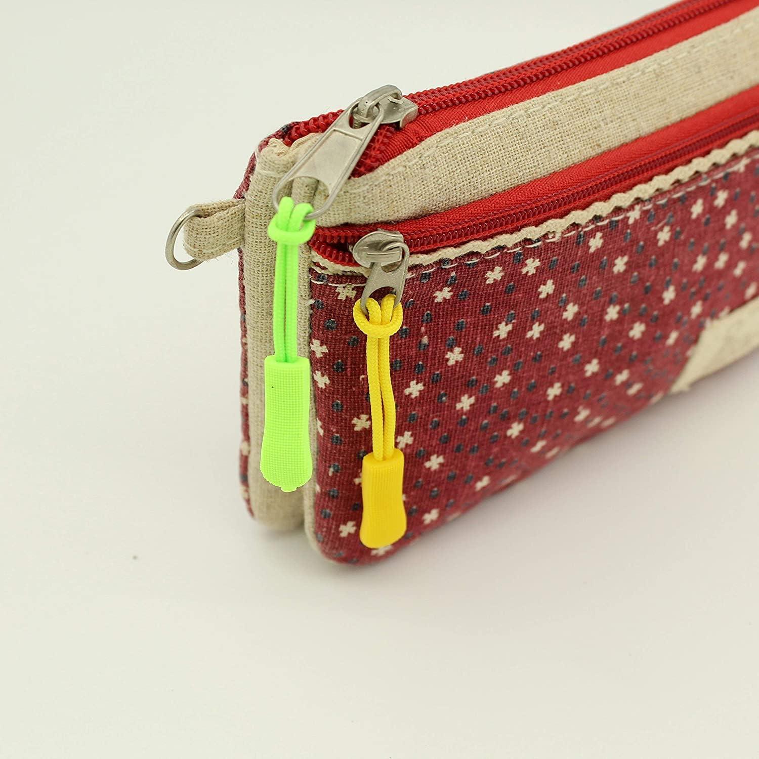 20 Tiradores de Cremallera Duraderos ASEANAO Verde Militar