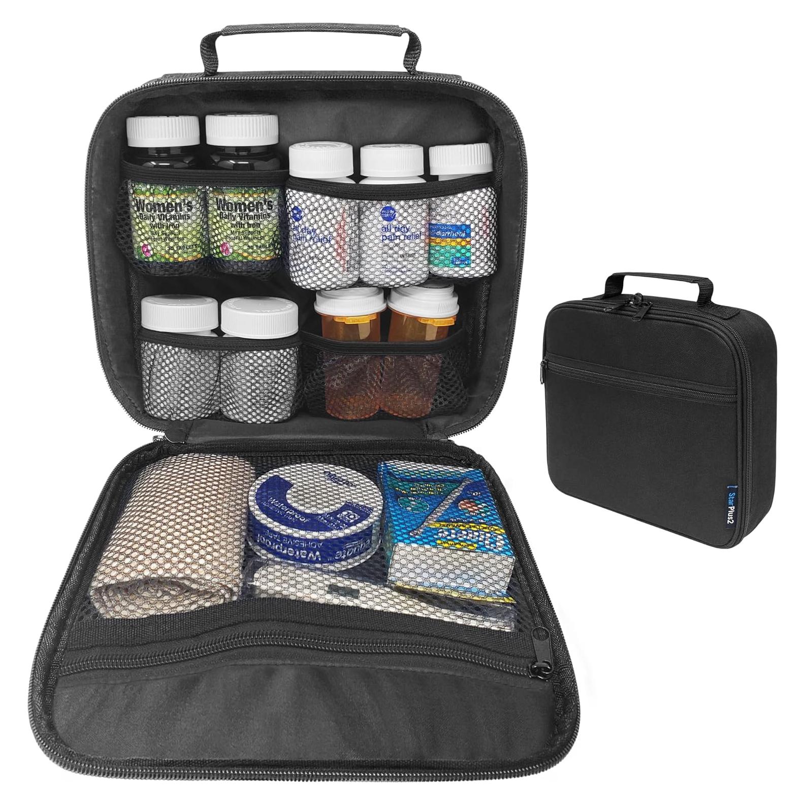 Organizador de Medicamentos Mediano StarPlus2 - Negro