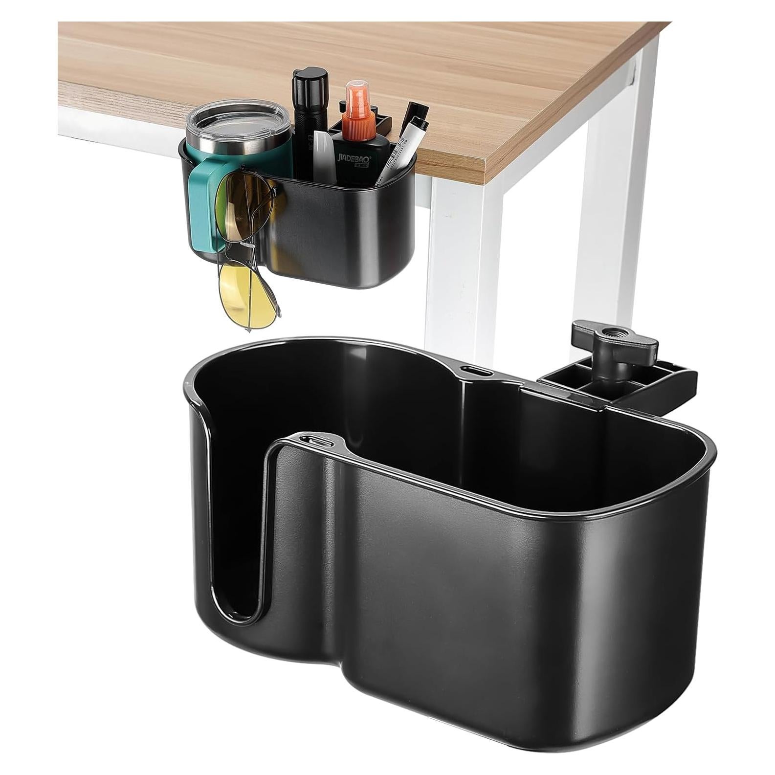 Soporte para Taza de Escritorio KEMIMOTO Negro, 3 Compartimentos