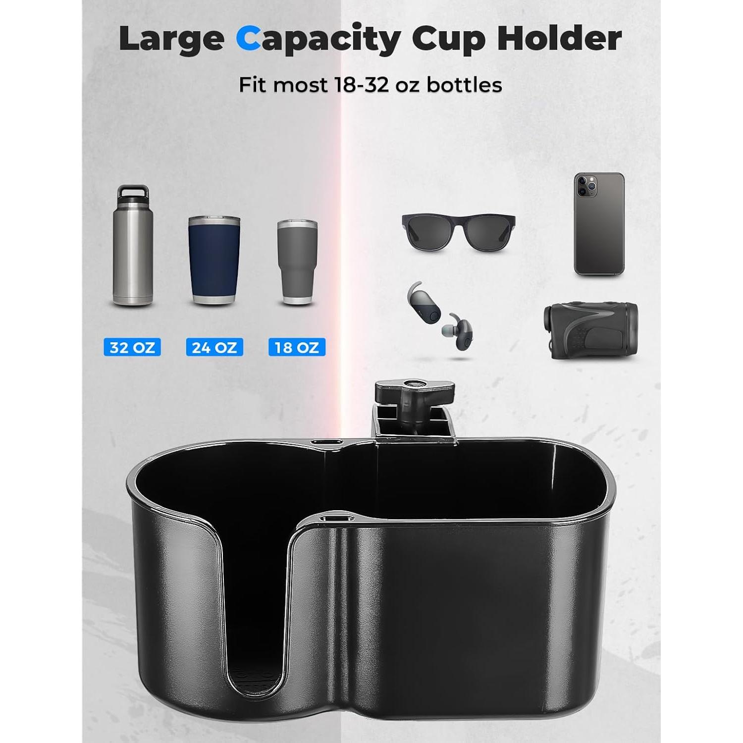 Soporte para Taza de Escritorio KEMIMOTO Negro, 3 Compartimentos