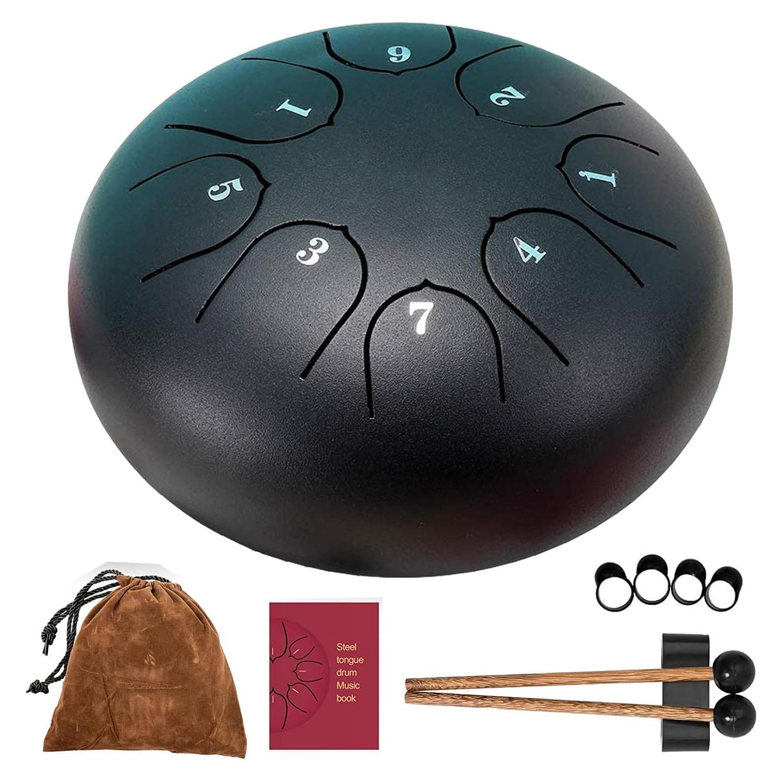 Tambor de Lluvia OXT 6 Notas 15 cm Negro para Exterior