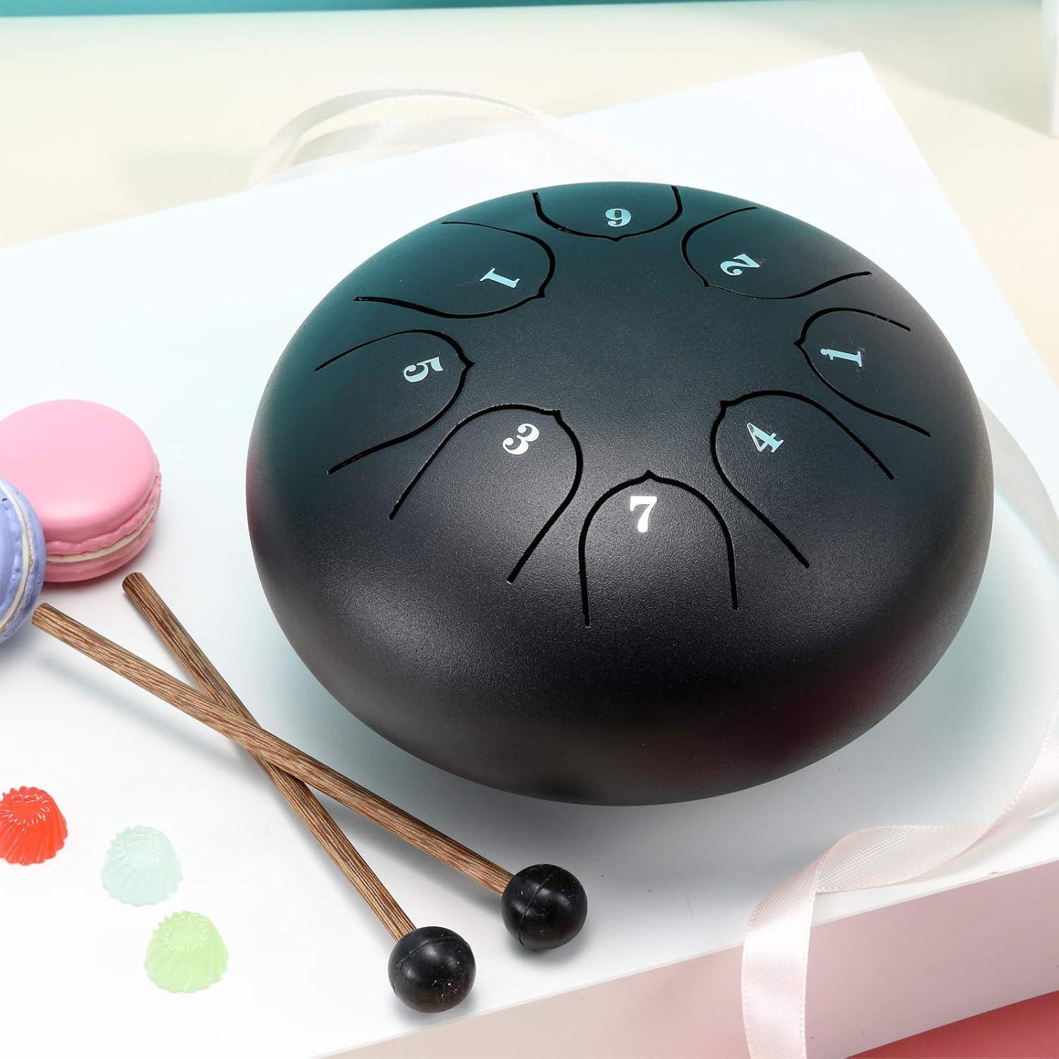 Tambor de Lluvia OXT 6 Notas 15 cm Negro para Exterior