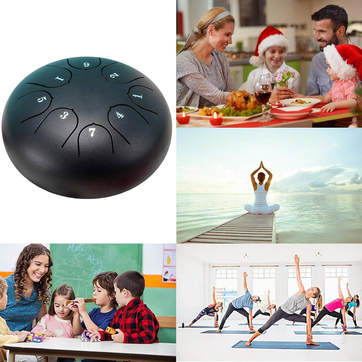 Tambor de Lluvia OXT 6 Notas 15 cm Negro para Exterior