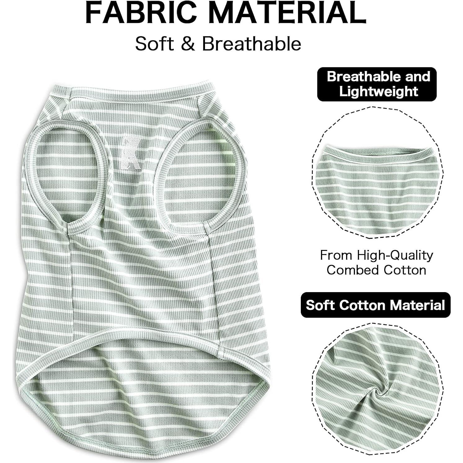 Camisa para Perro Koneseve 3XL Rosa y Verde Transpirable