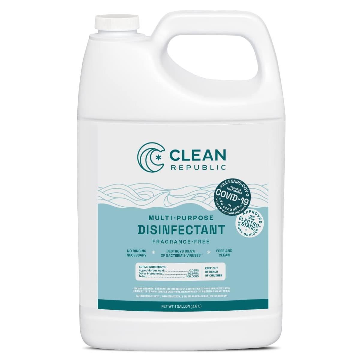 Limpiador Desinfectante Multiusos Clean Republic 3.92 kg