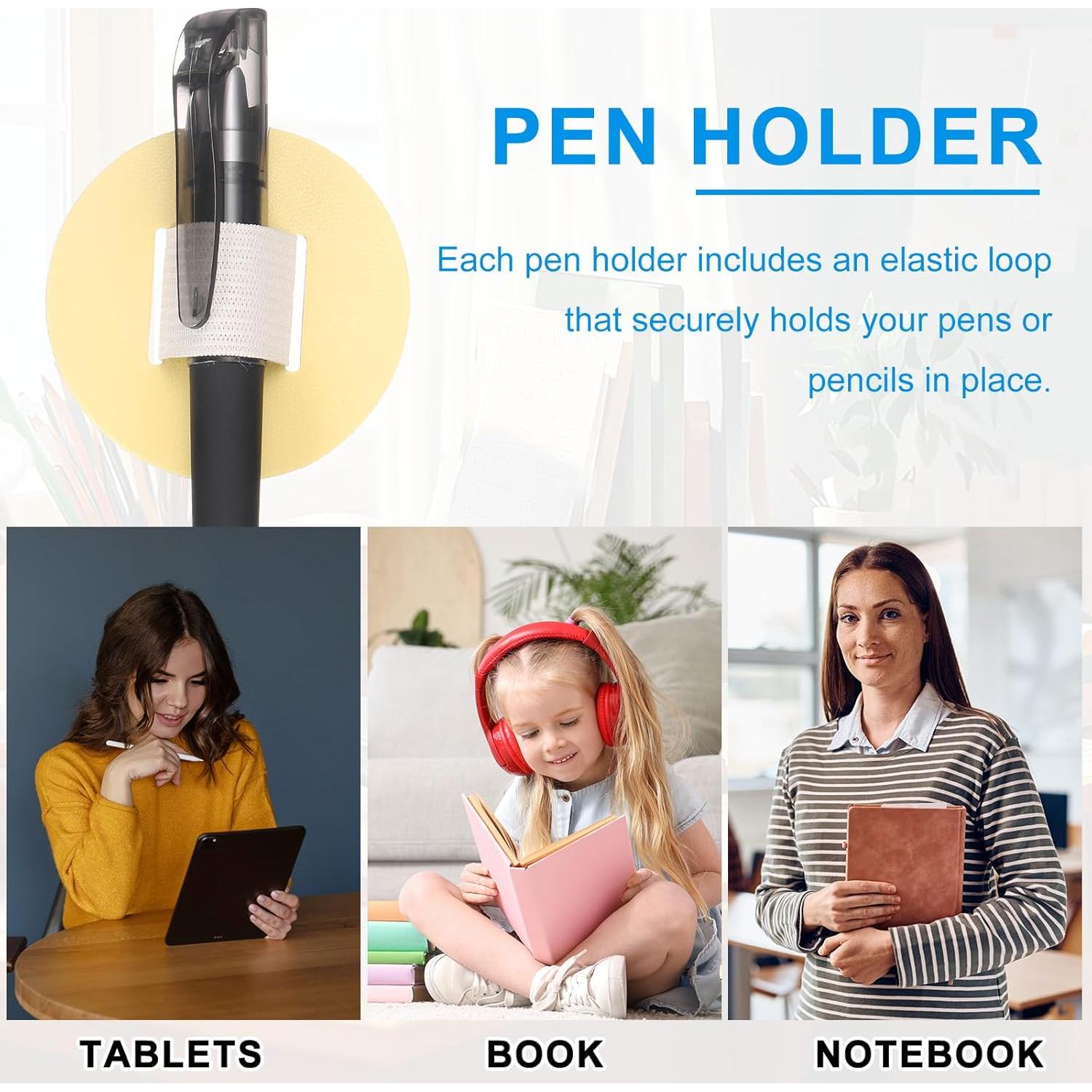 Soporte de Lazo para Bolígrafo uxcell - 4 Piezas Beige