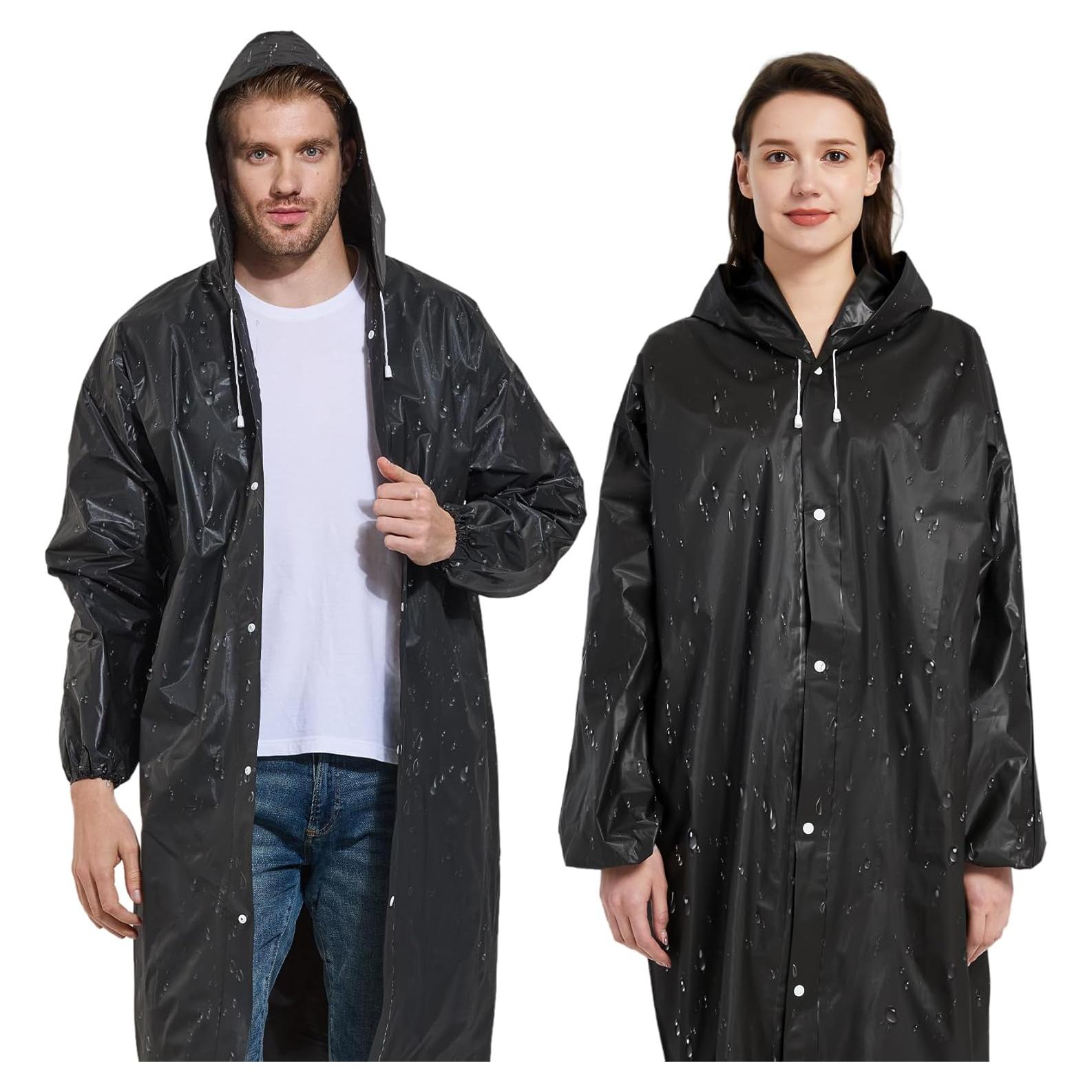 Ponchos de Lluvia Reutilizables TYLIN para Adultos 2 Pcs