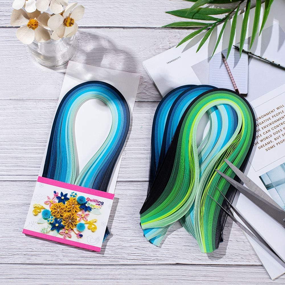 Tiras de Papel Quilling Arricraft 3mm 120 Piezas 6 Colores Azul