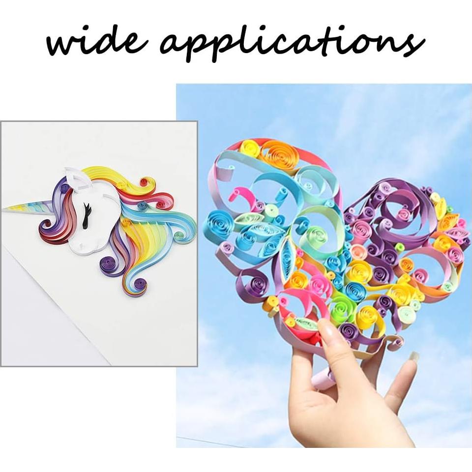 Tiras de Papel Quilling Arricraft 3mm 120 Piezas 6 Colores Azul