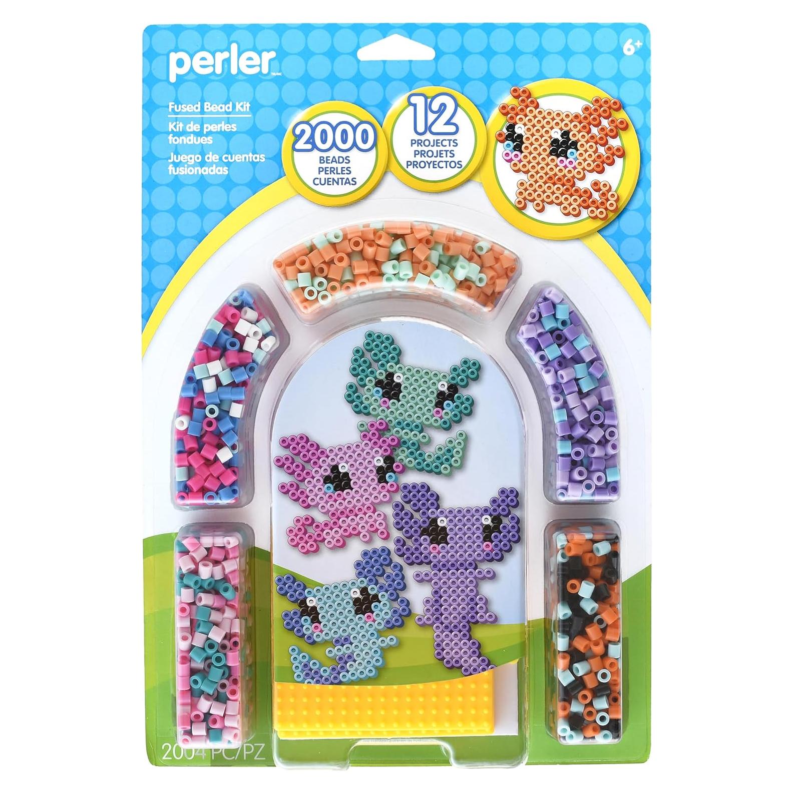 Kit de Manualidades Perler Axolote 2000 Piezas