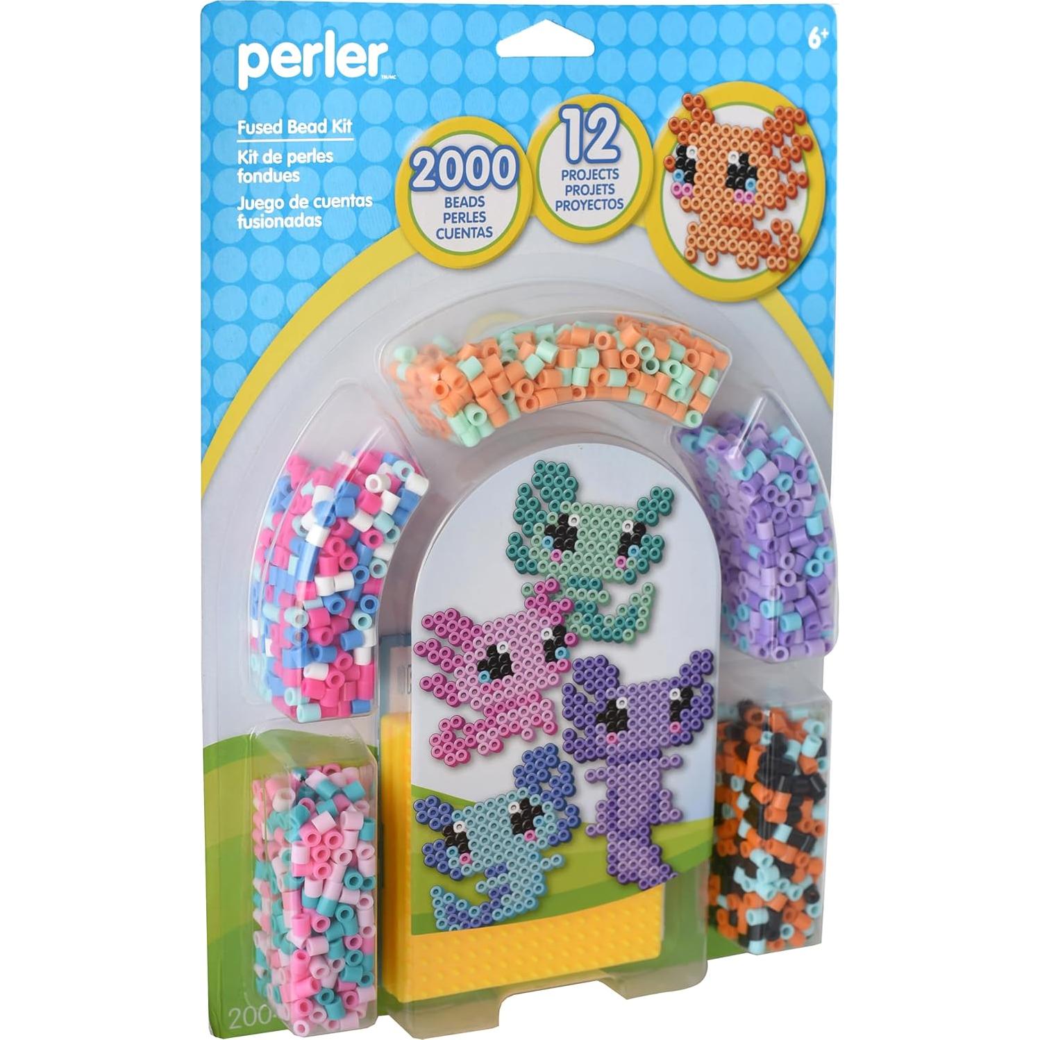 Kit de Manualidades Perler Axolote 2000 Piezas