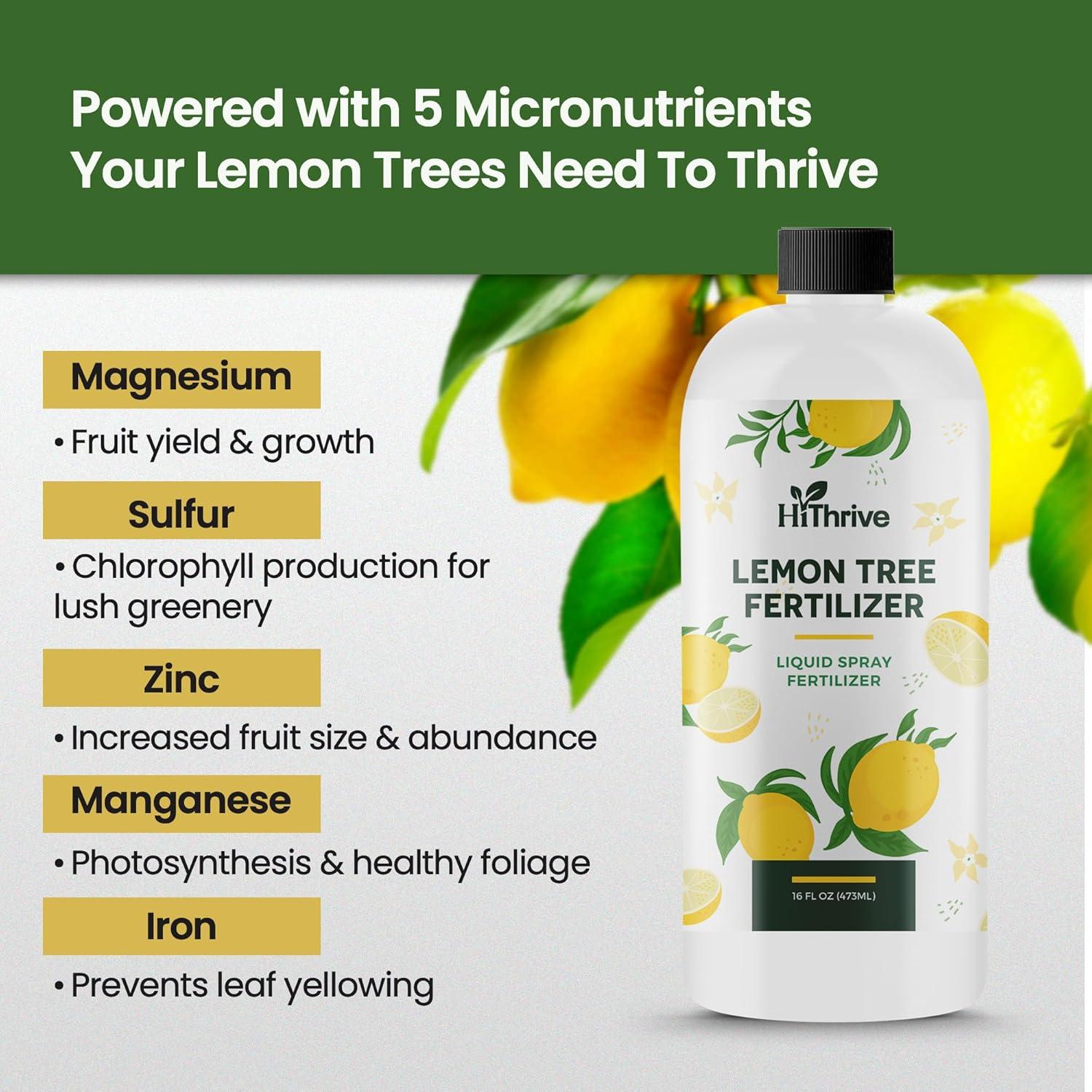 Fertilizante Líquido para Árboles de Limón HiThrive 16 oz