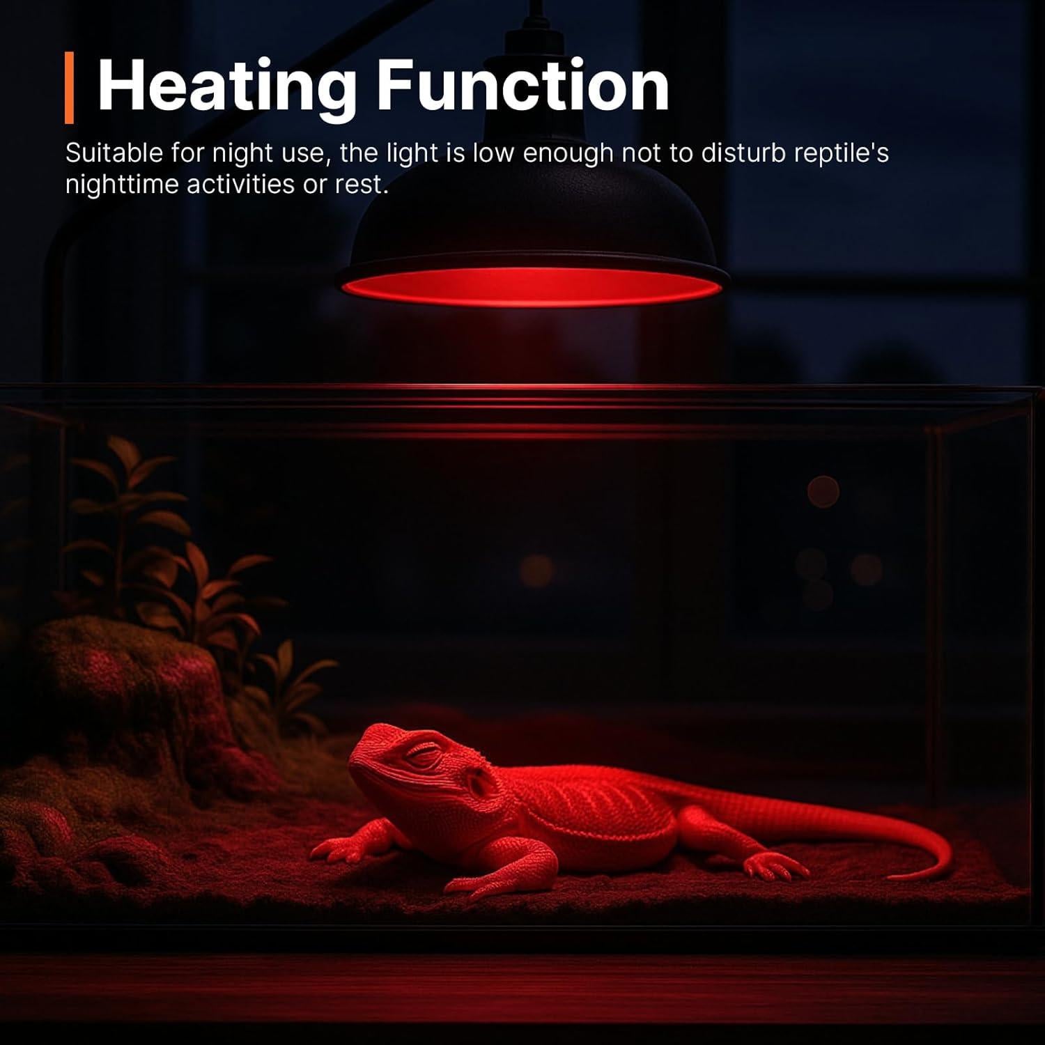 Bombilla de Calor Roja 75W ALAMPEVER para Reptiles E26 - 2 Paquete