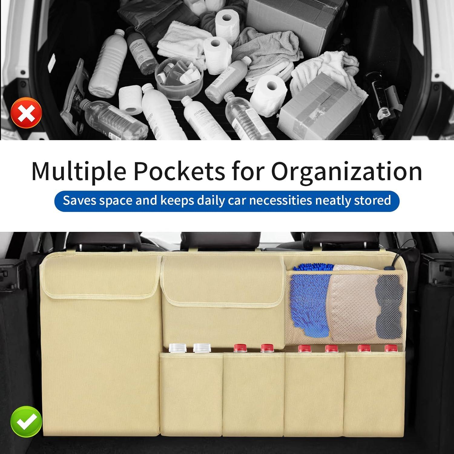 Organizador de Maletero de Coche NEWFOM Beige 101.6x45.7cm