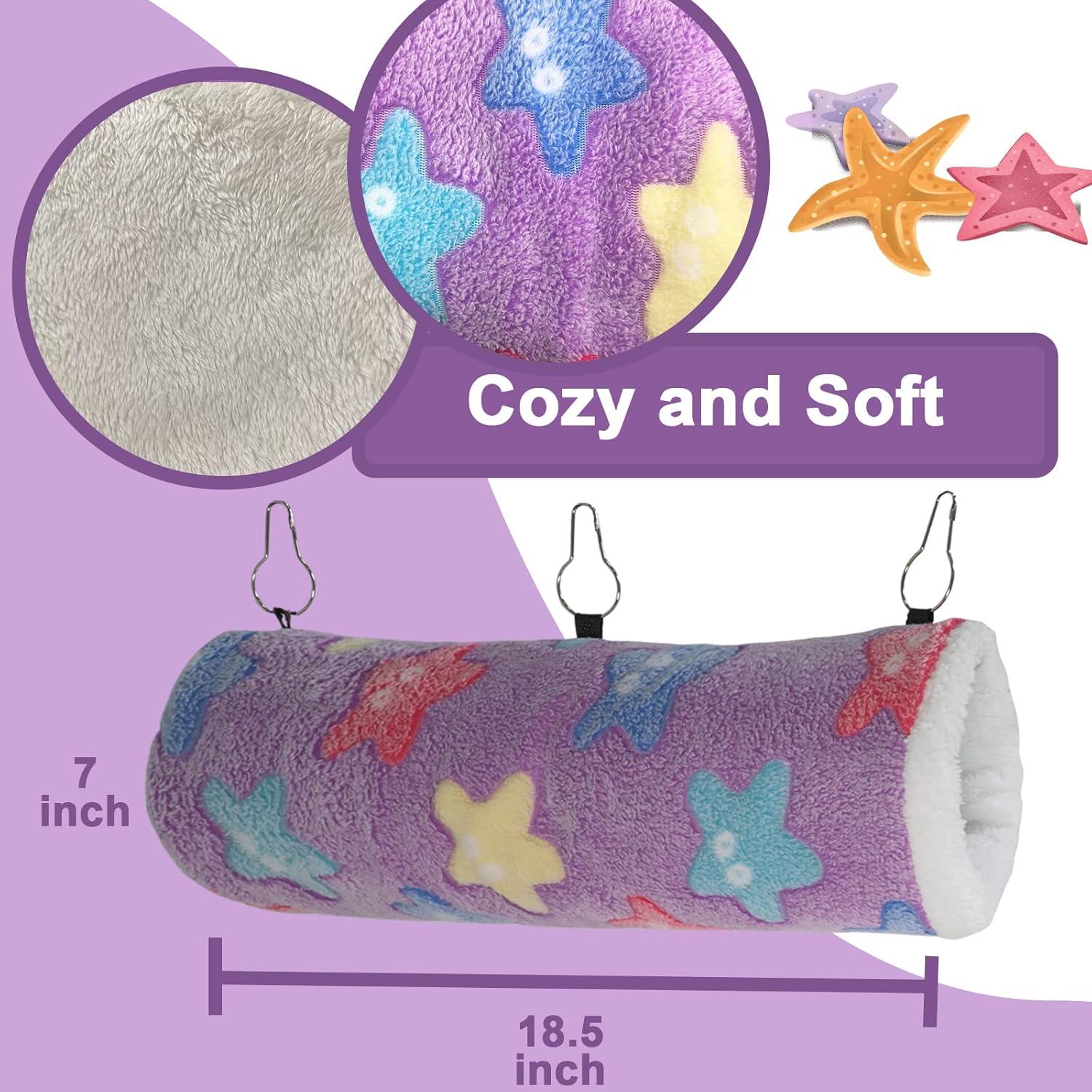 Set de Hamaca y Túnel para Hurones FULUE - Color Púrpura