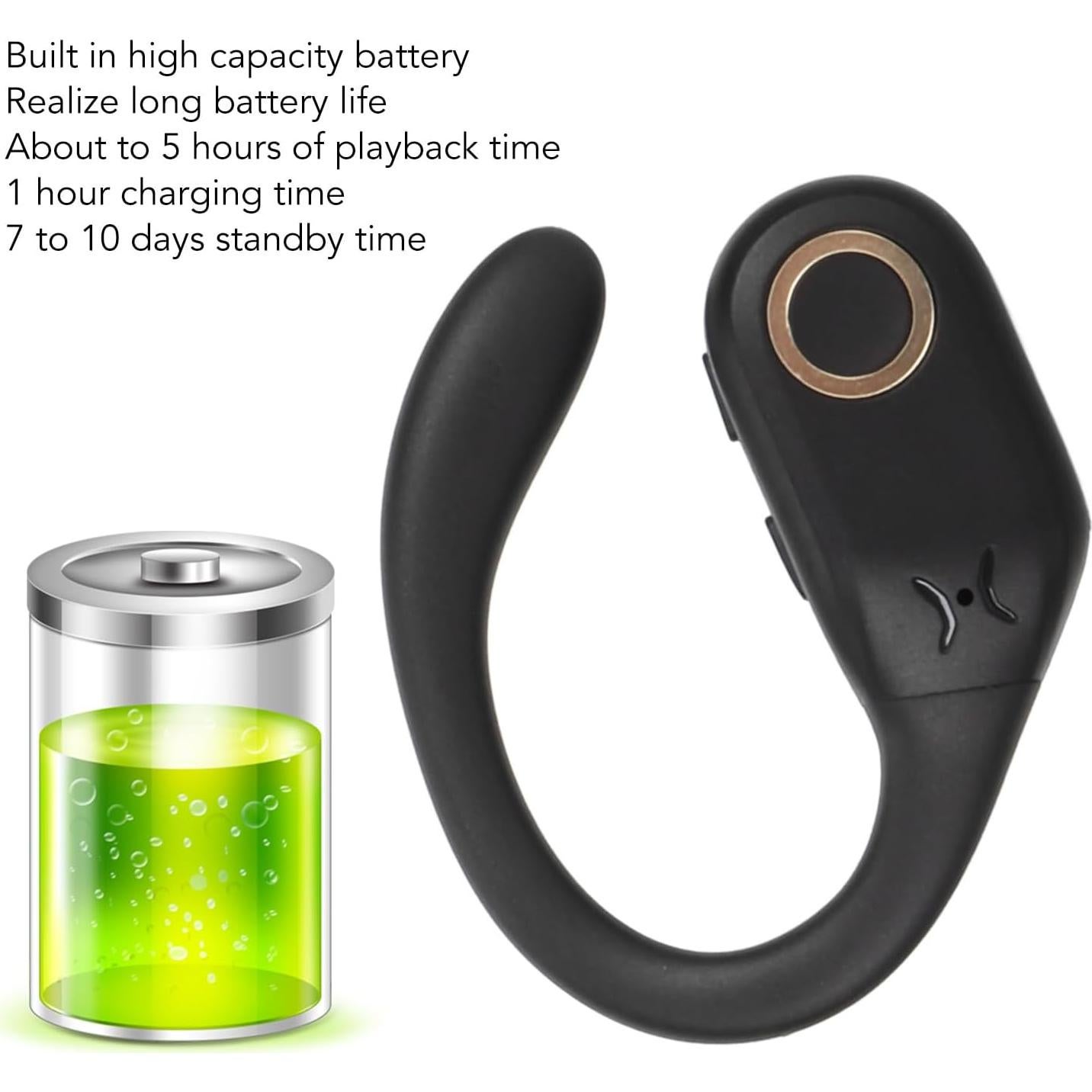 Auriculares Traductores Bluetooth EBTOOLS 74 Idiomas Negro