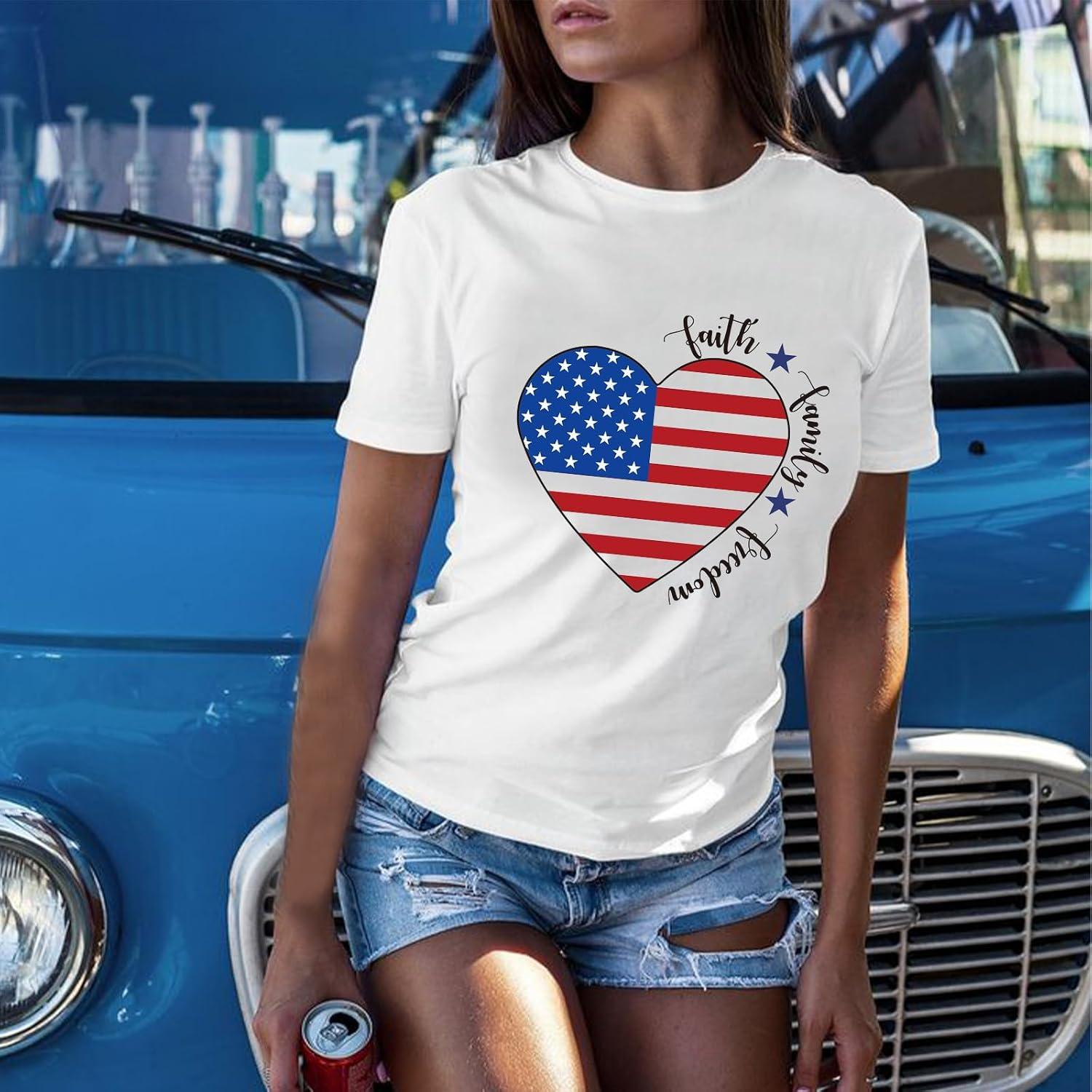 Parches de Transferencia de Calor 4 de Julio YUEJIMEIGUI 4 Pcs