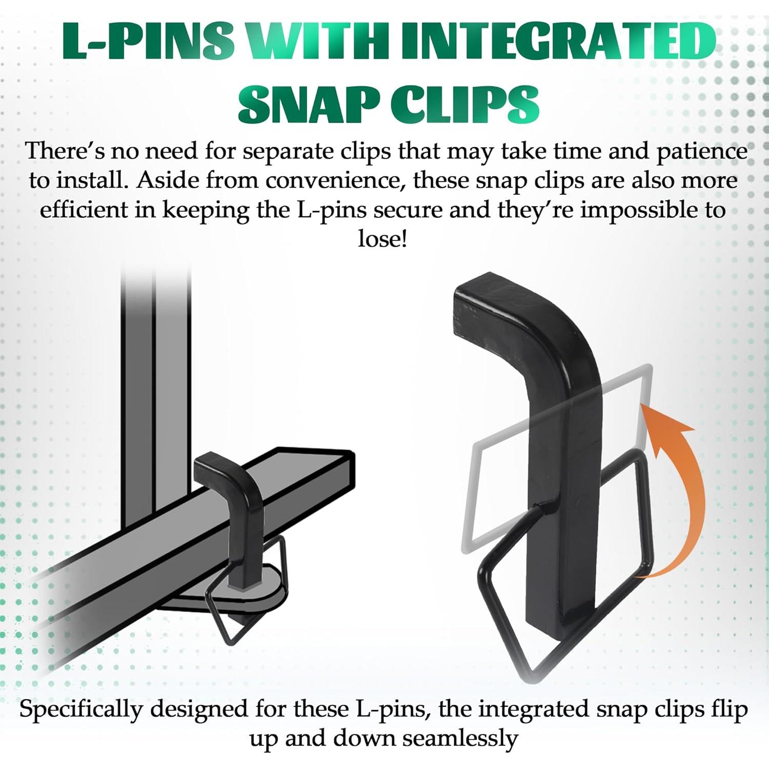 Pines L Premium Snap TonGass 10.8 cm para Enganches de Peso
