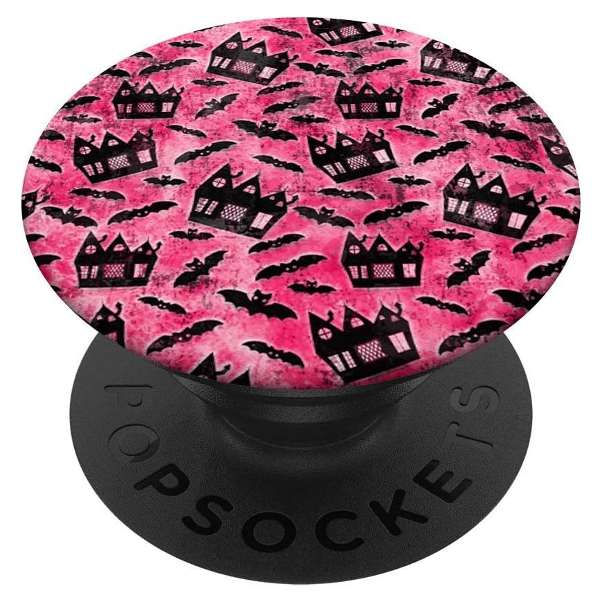 PopSockets Grip Halloween Casa y Murciélagos 10.9x8.6cm