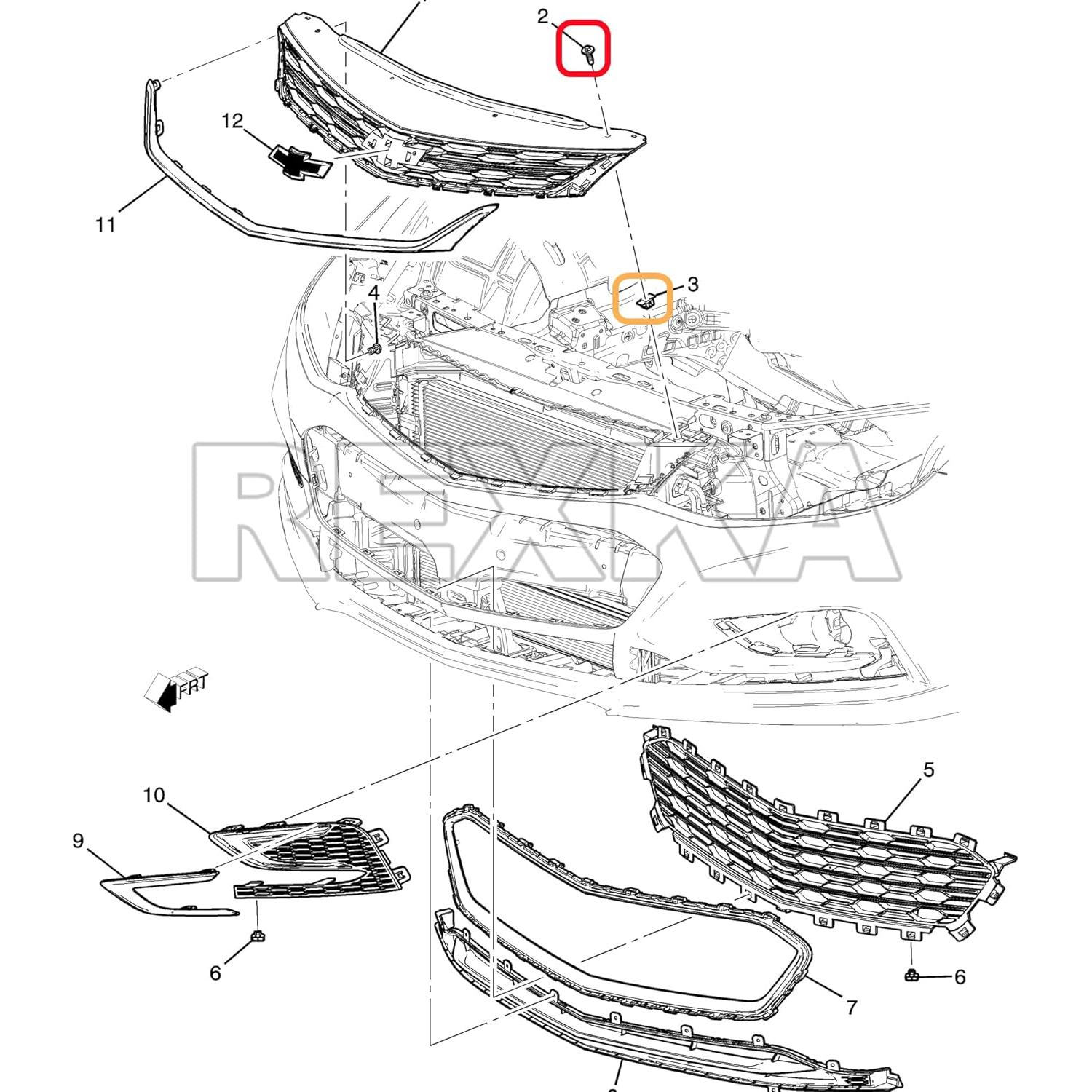 Kit de Tornillos y Tuercas para Guardabarros Yontao 10 Juegos