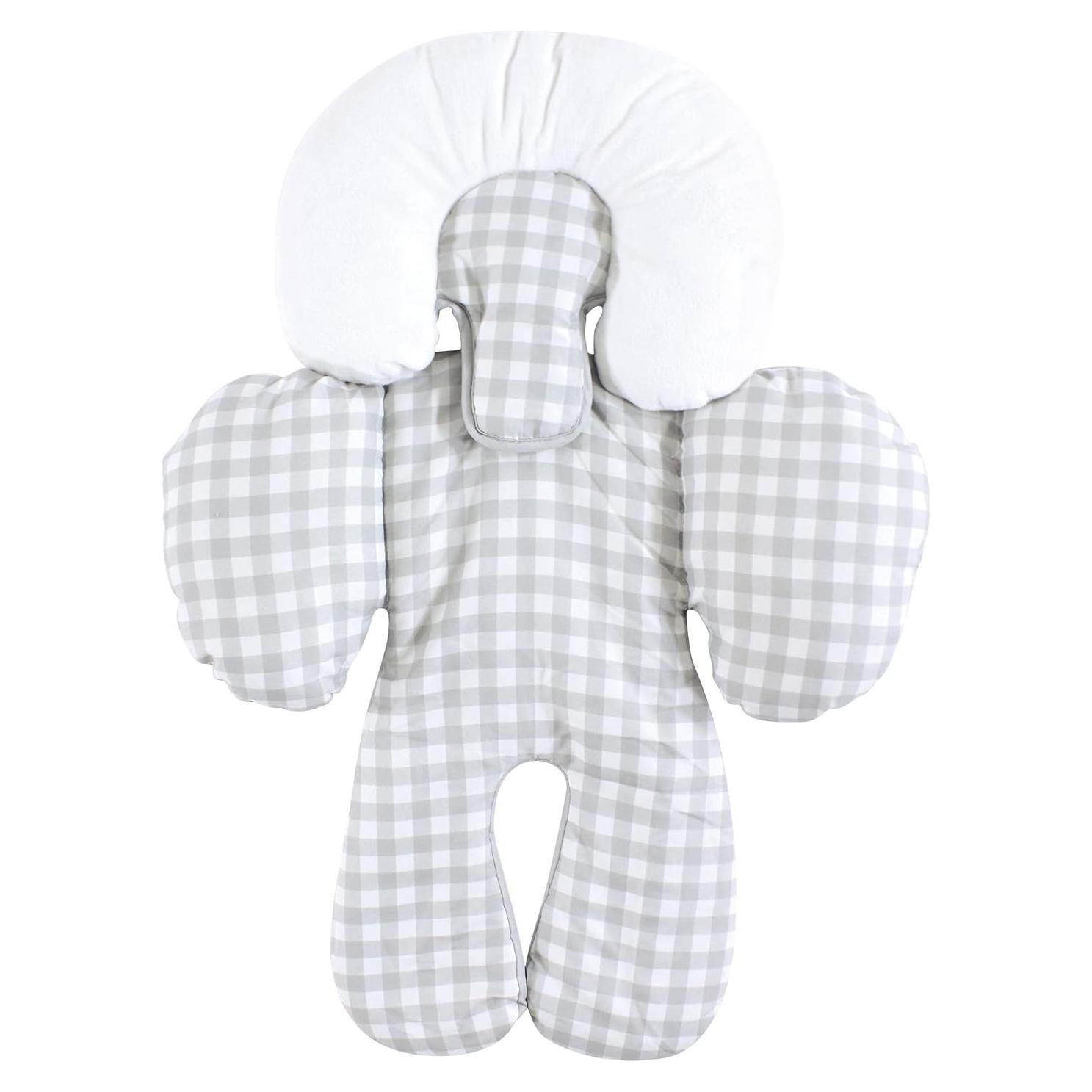Inserto de Soporte para Cuerpo de Asiento de Auto Hudson Baby Unisex Gingham Gris