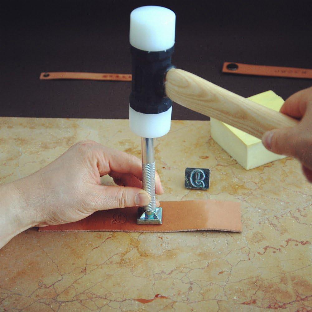 Kit de estampado de números OWDEN 10 piezas 19 mm para cuero