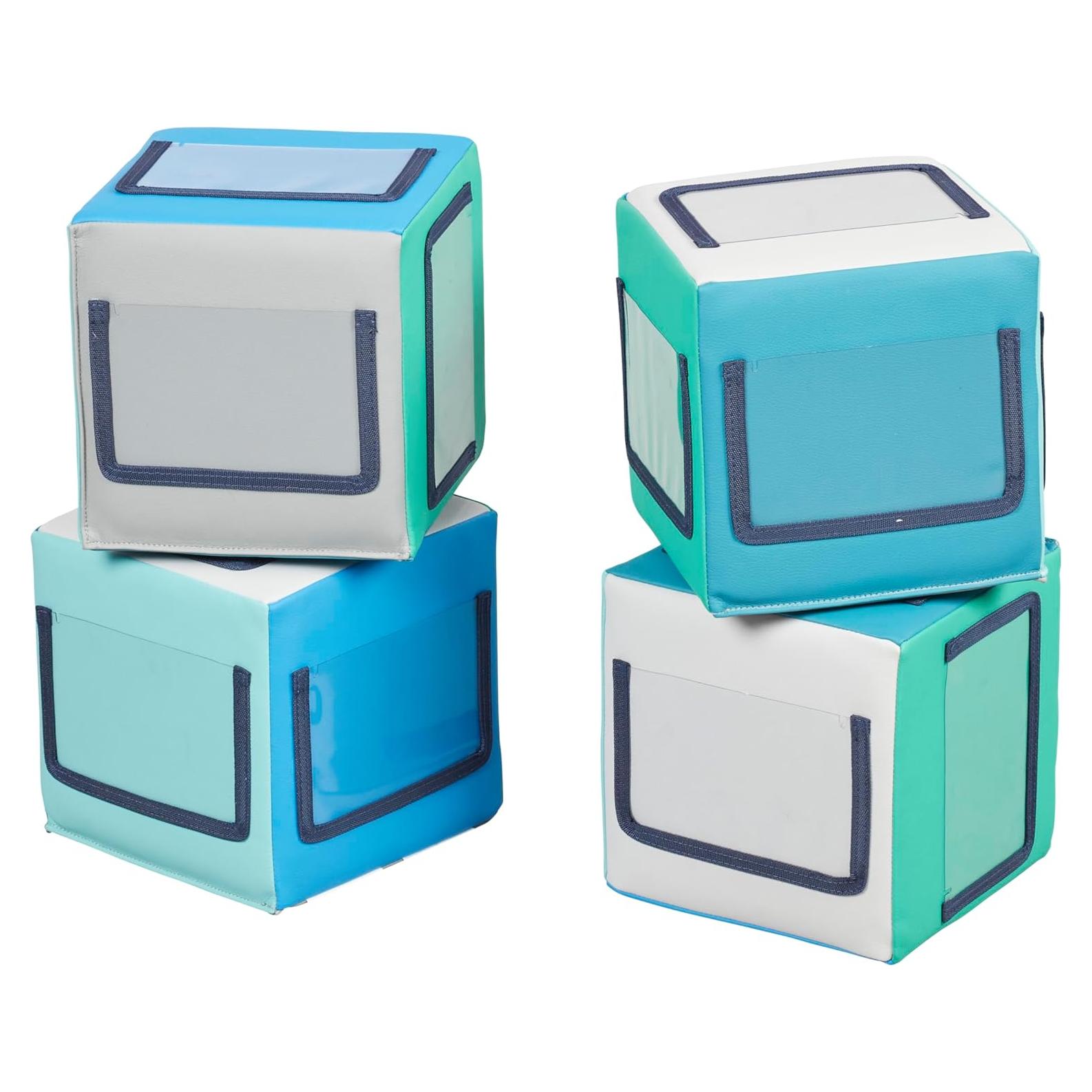 Bloques de Actividad Suaves ECR4Kids 4 Piezas Personalizables