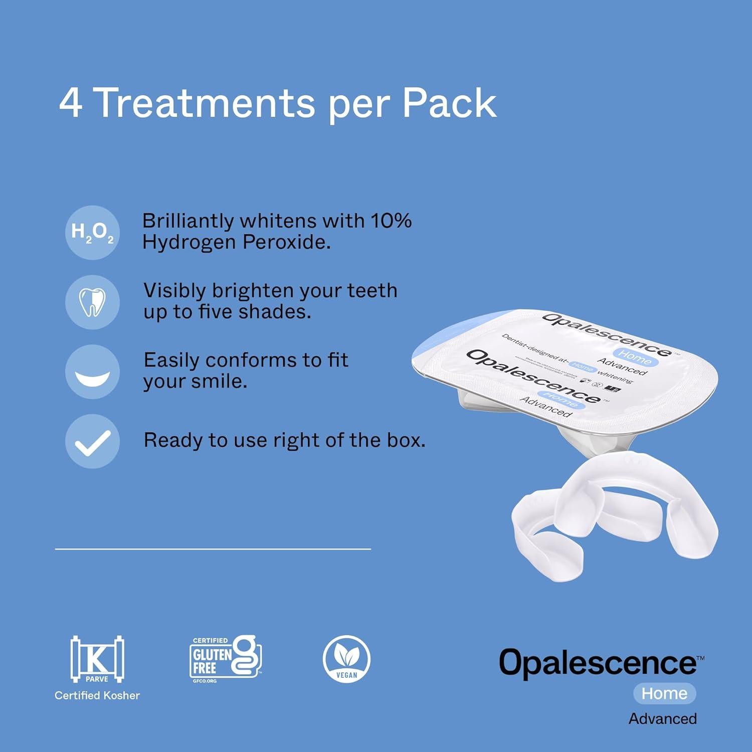 Kit de Blanqueamiento Dental Opalescence Home Advance 10% - 4 Tratamientos