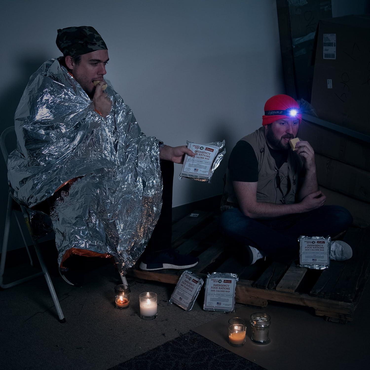 Raciones de Comida de Emergencia Grizzly Gear Vainilla 3600 Calorías