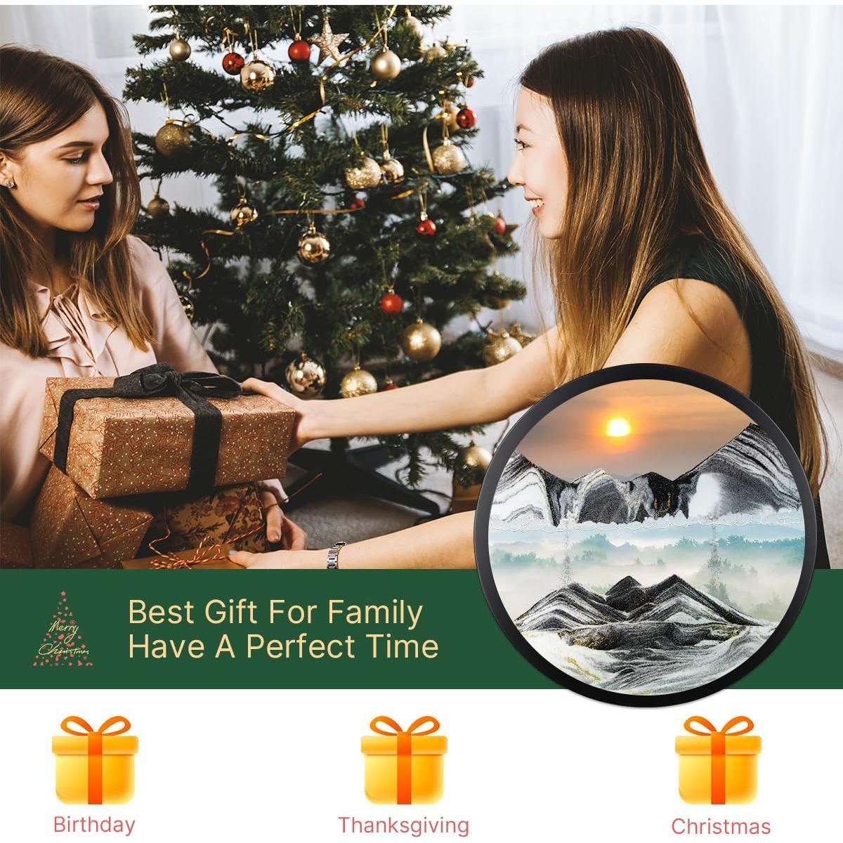 Arte de Arena 3D Mtadmai 43.69 cm Decoración Relajante