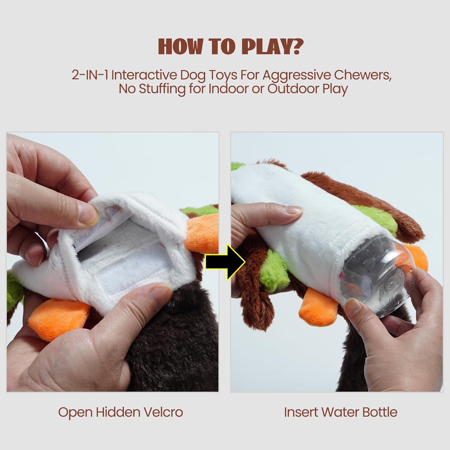 Juguetes para Perros Nocciola 2-en-1 Sin Relleno 5 Piezas